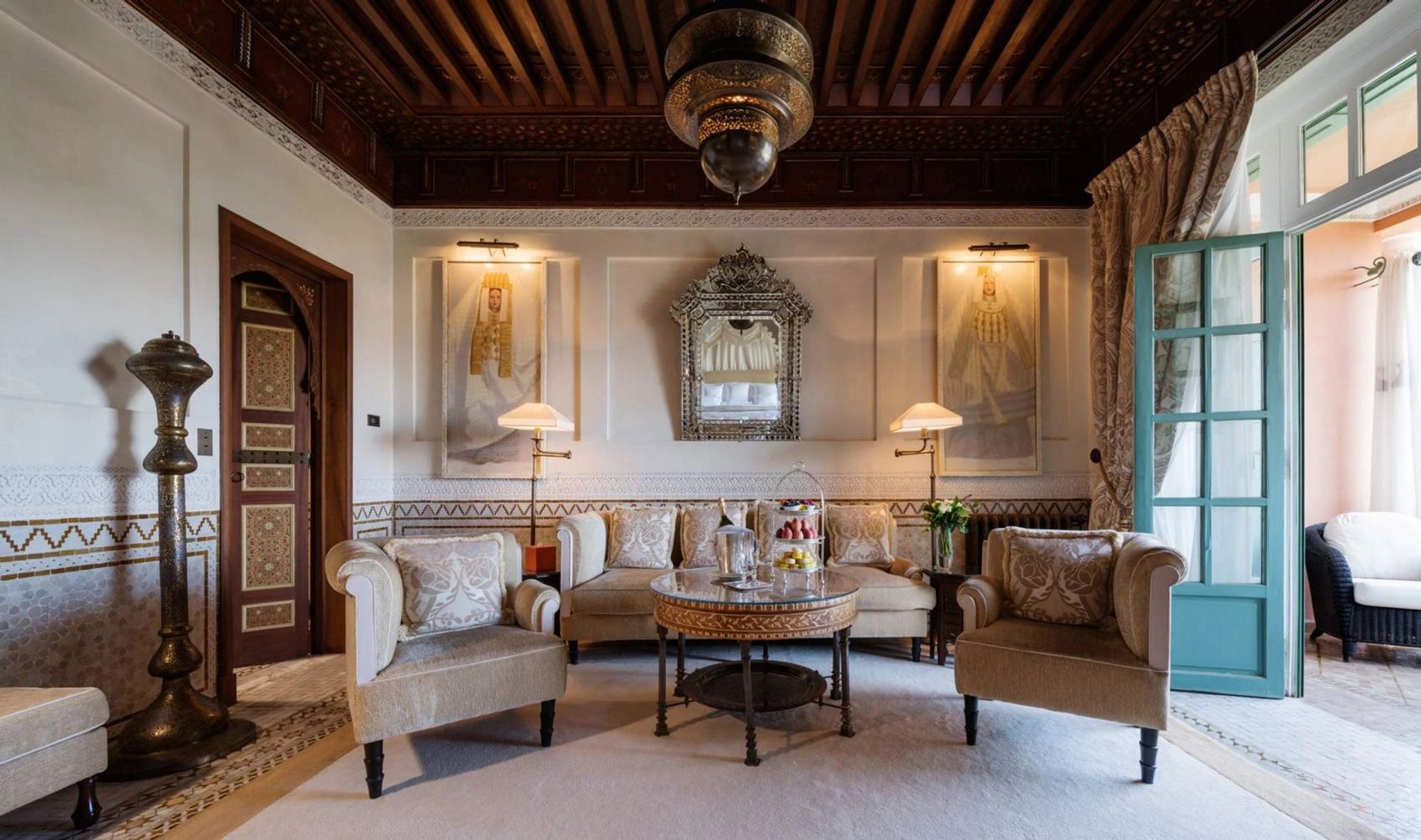 Suite Baldaquin sala estar baldaquin - living suite piscina - area estar palace