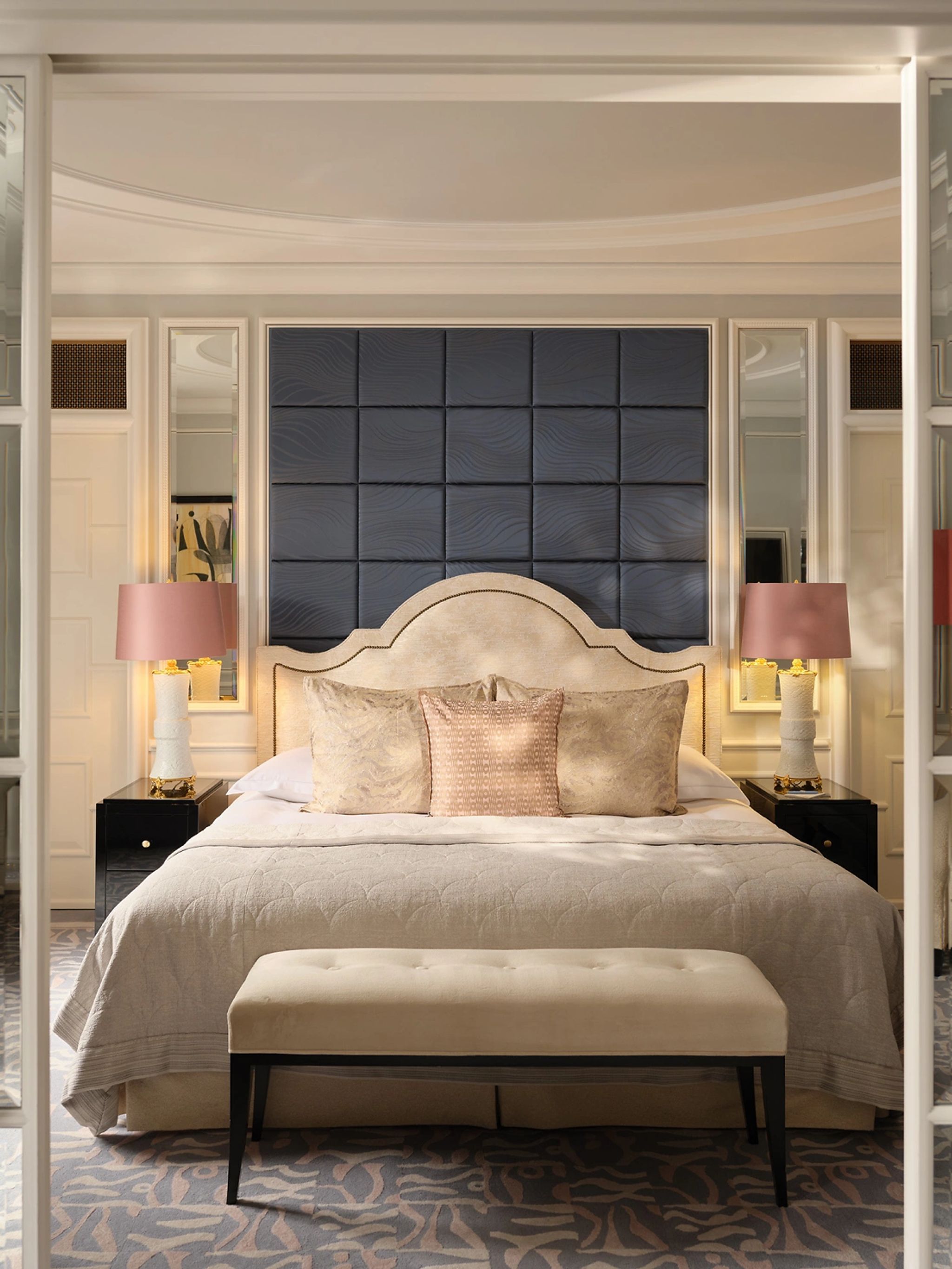 River Suite Suíte premium — cama king-size — enxoval de luxo