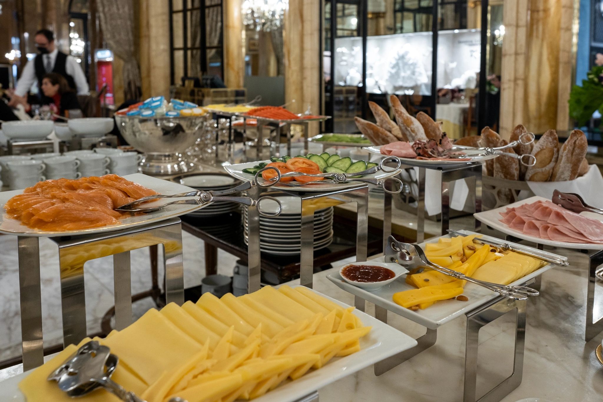 Restaurante L'Orangerie  area gourmet - buffet cafe da manha - cafe da manha de hotel