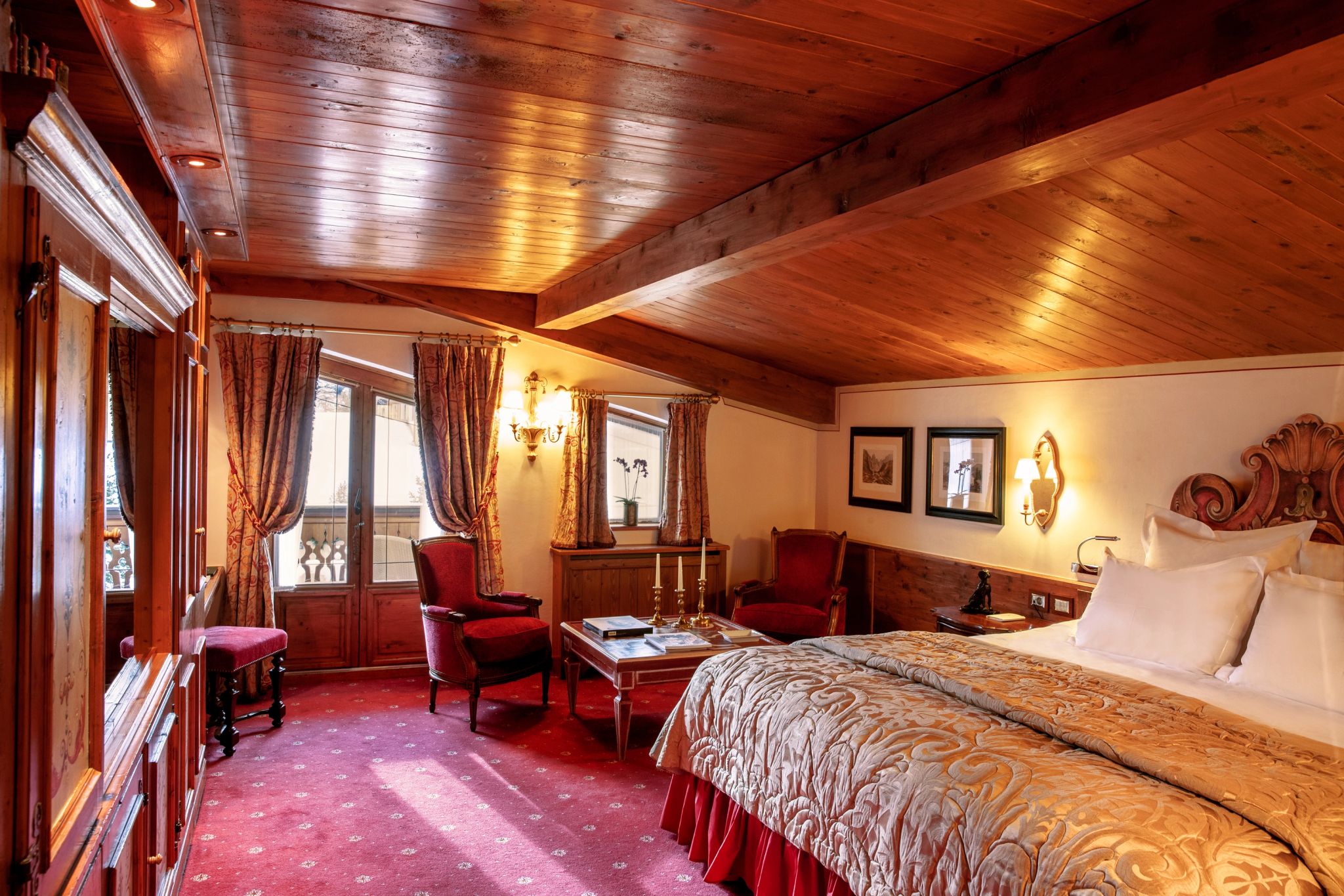 Deluxe cama king-size - decoracao classica