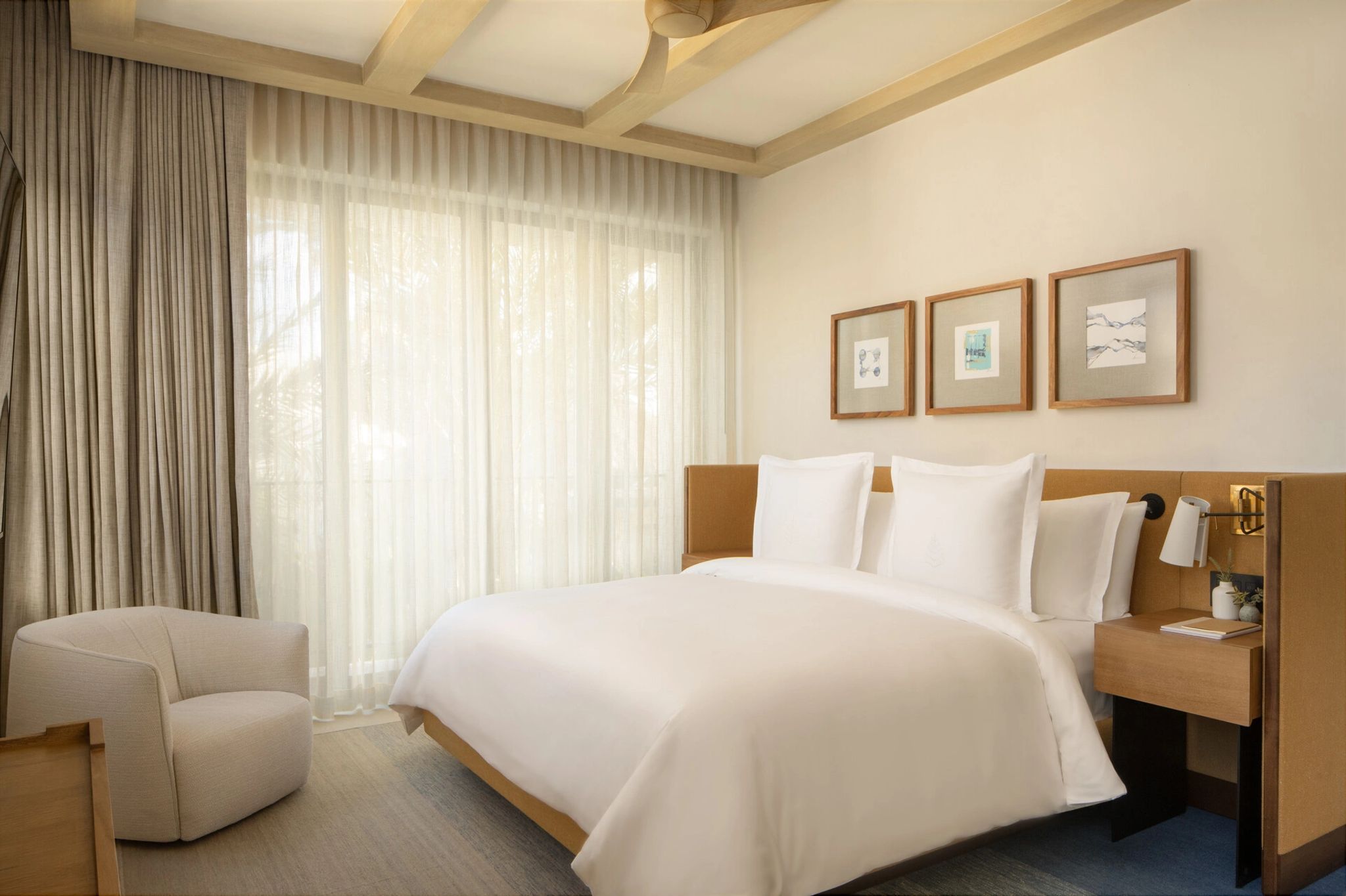 Oceanfront Five Bedroom Residence Pool quarto moderno - decoraçao clean - design de luxo