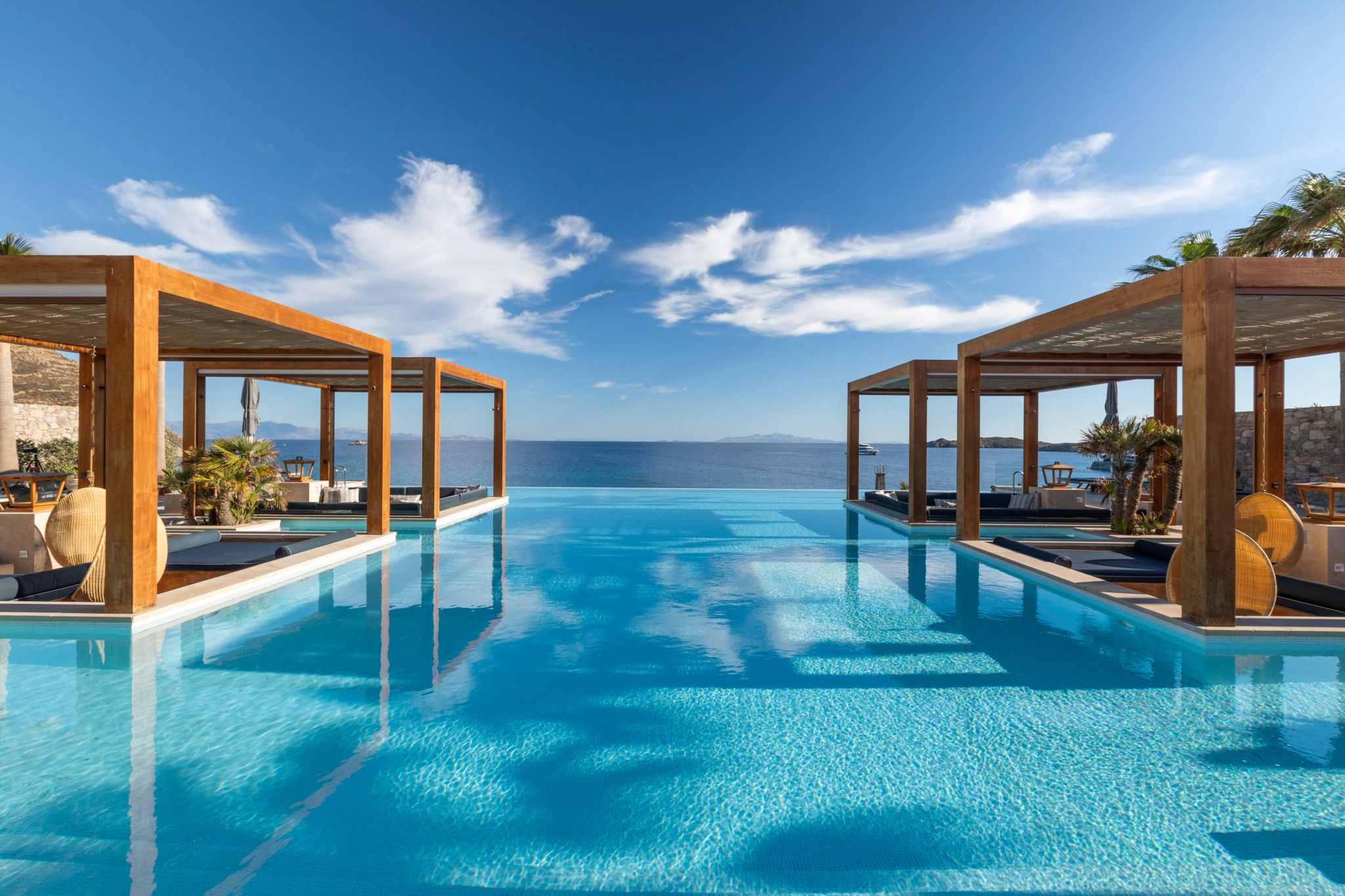 piscina frente mar - piscina externa - piscina vista mar