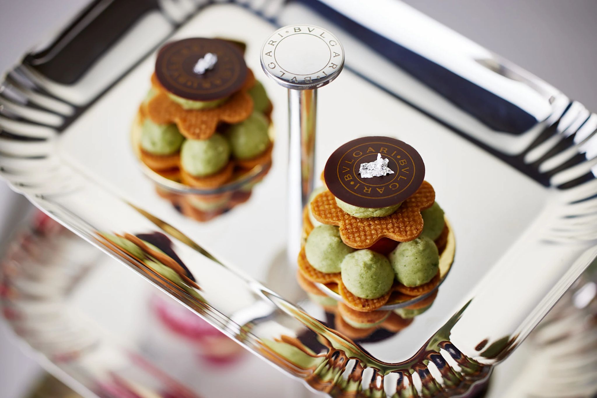 Chá da tarde no Bvlgari Lounge doces gourmet - espaço cha da tarde - cha da tarde em londres