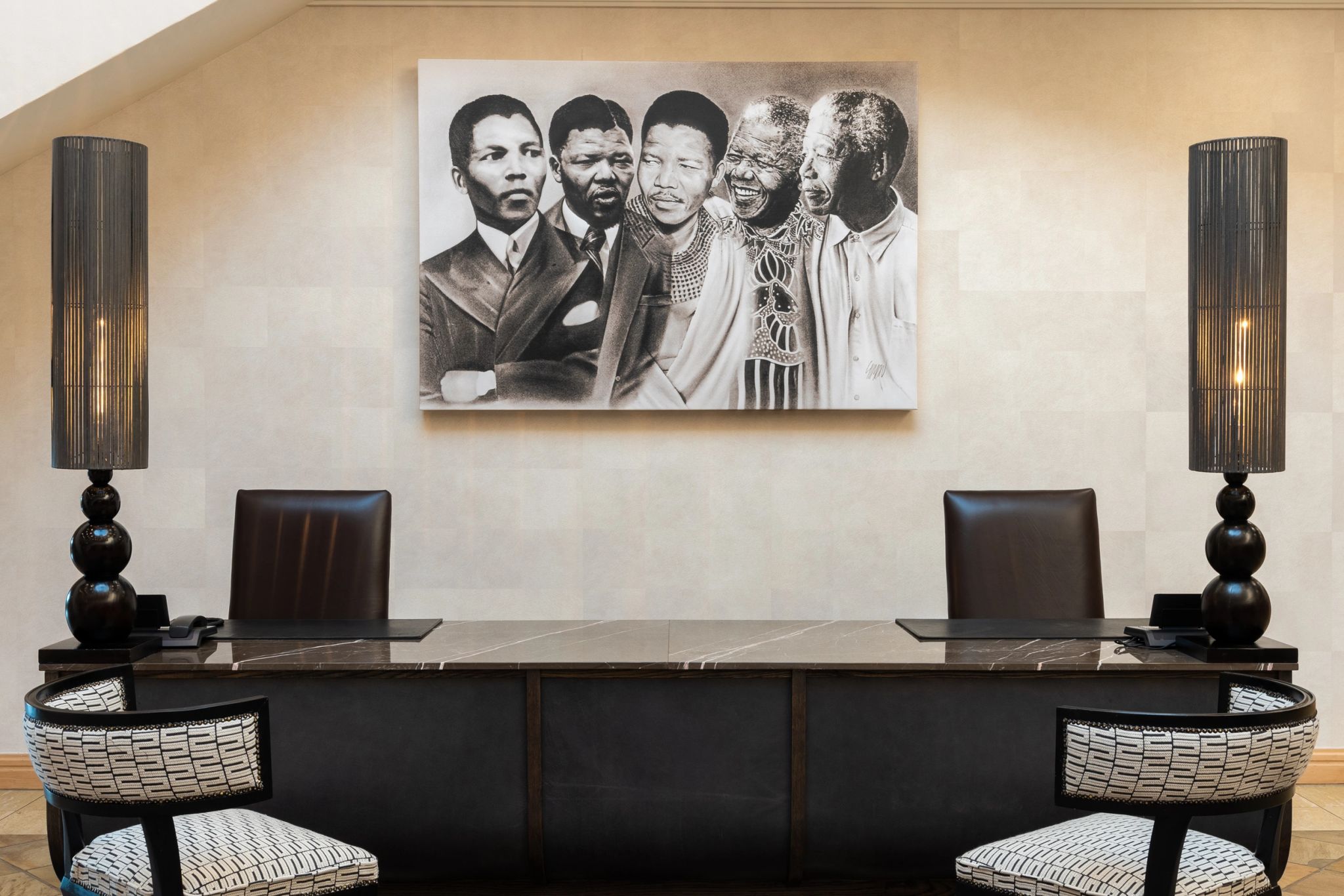 lobby hotel - saguao hotel - hotel luxo africa