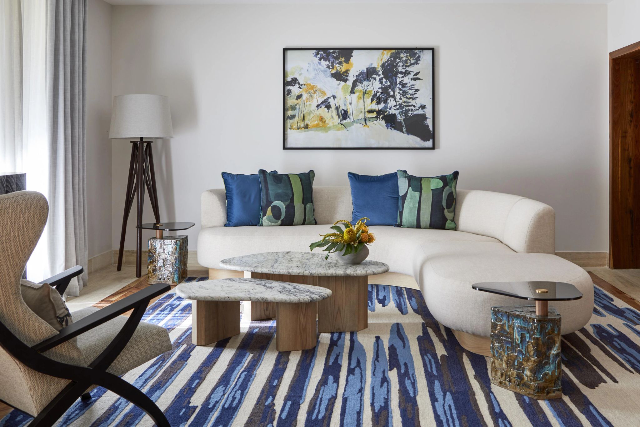 suite com sala - sala moderna - suite familiar - suite conectante - estampas alegres