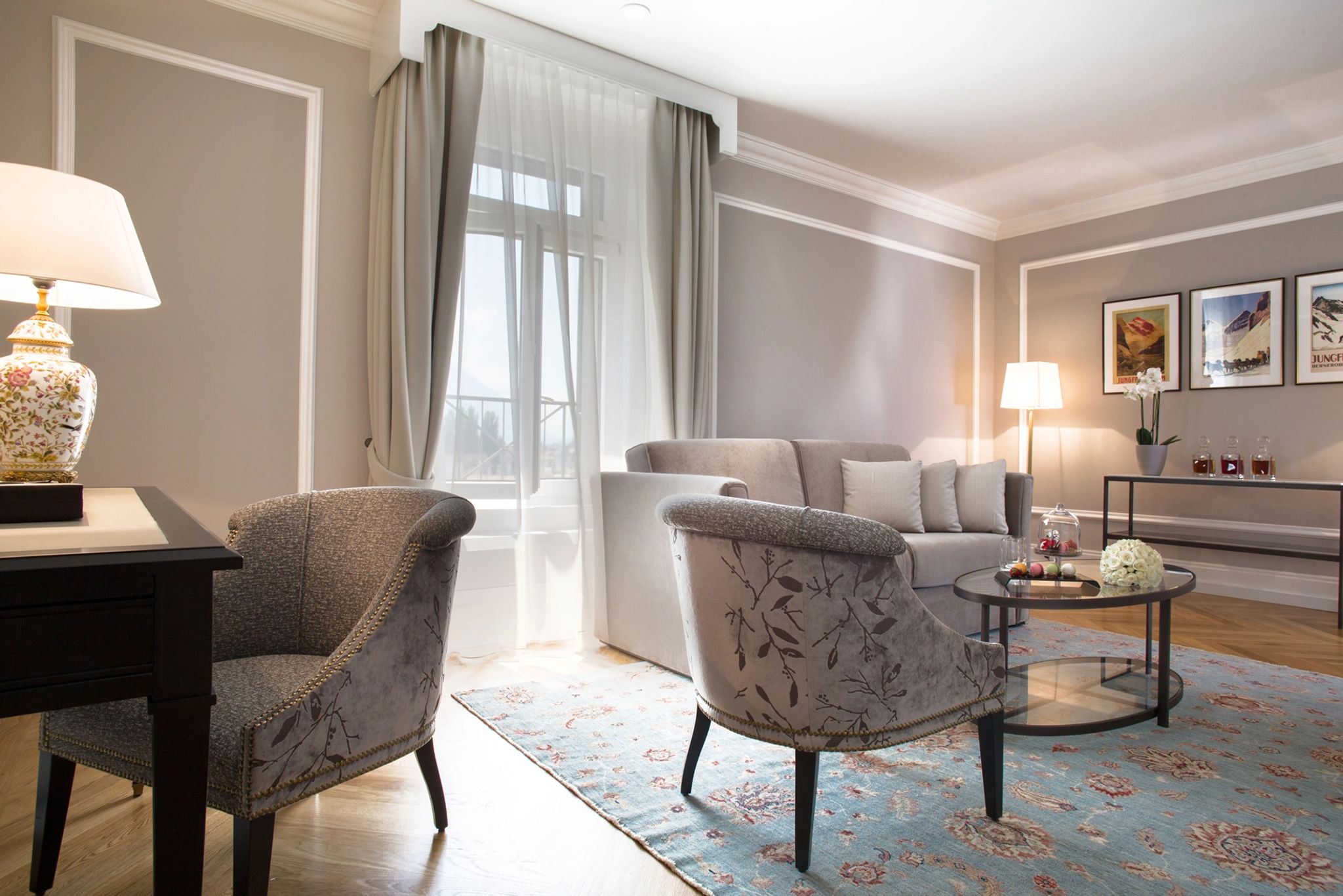 Superior Suite suite com vista – sala de estar – design de luxo