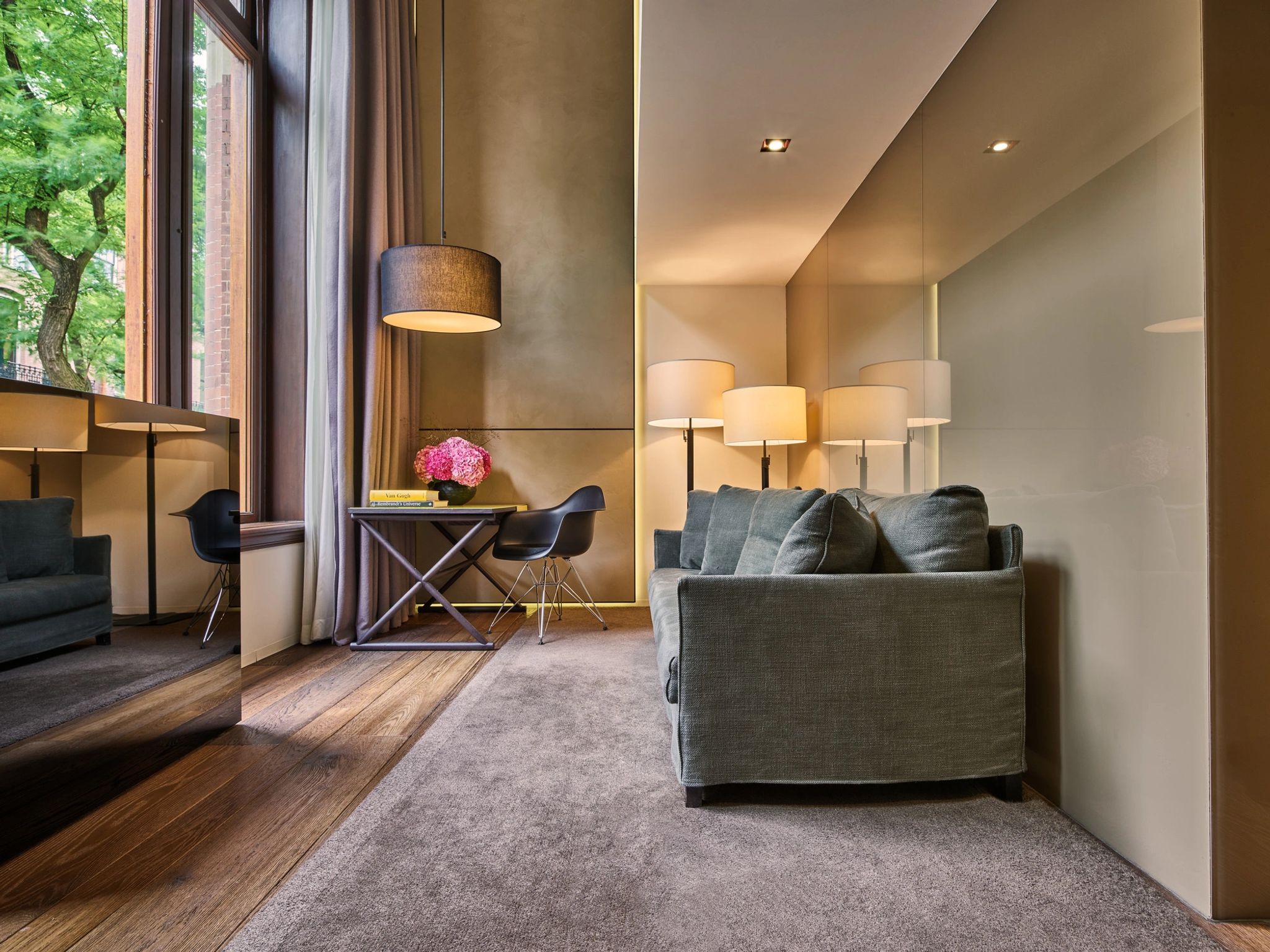 sofa confortavel - sala de estar - sala moderna