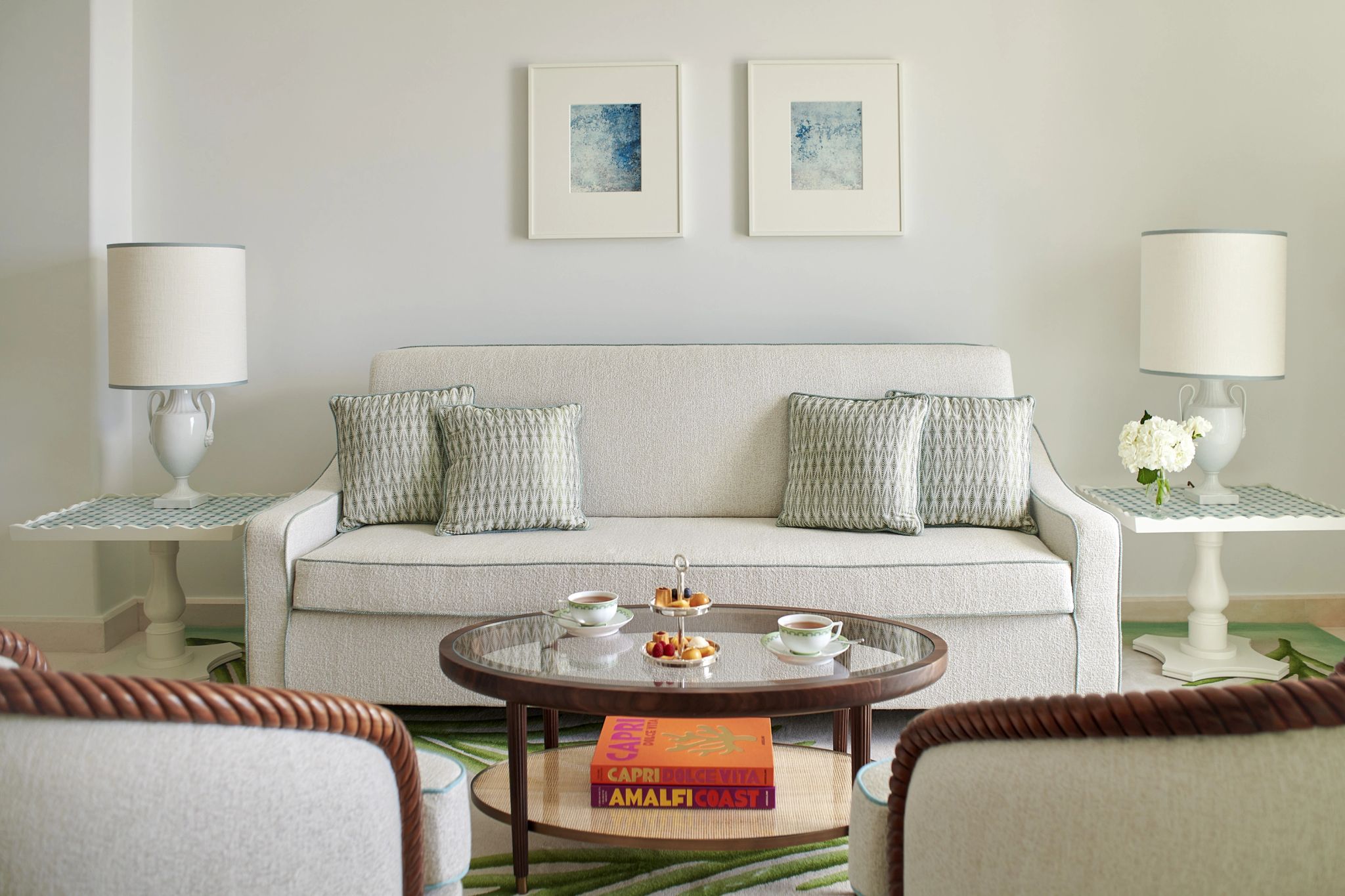 La Palma Suite sala de estar - sofa confortavel - sala chique