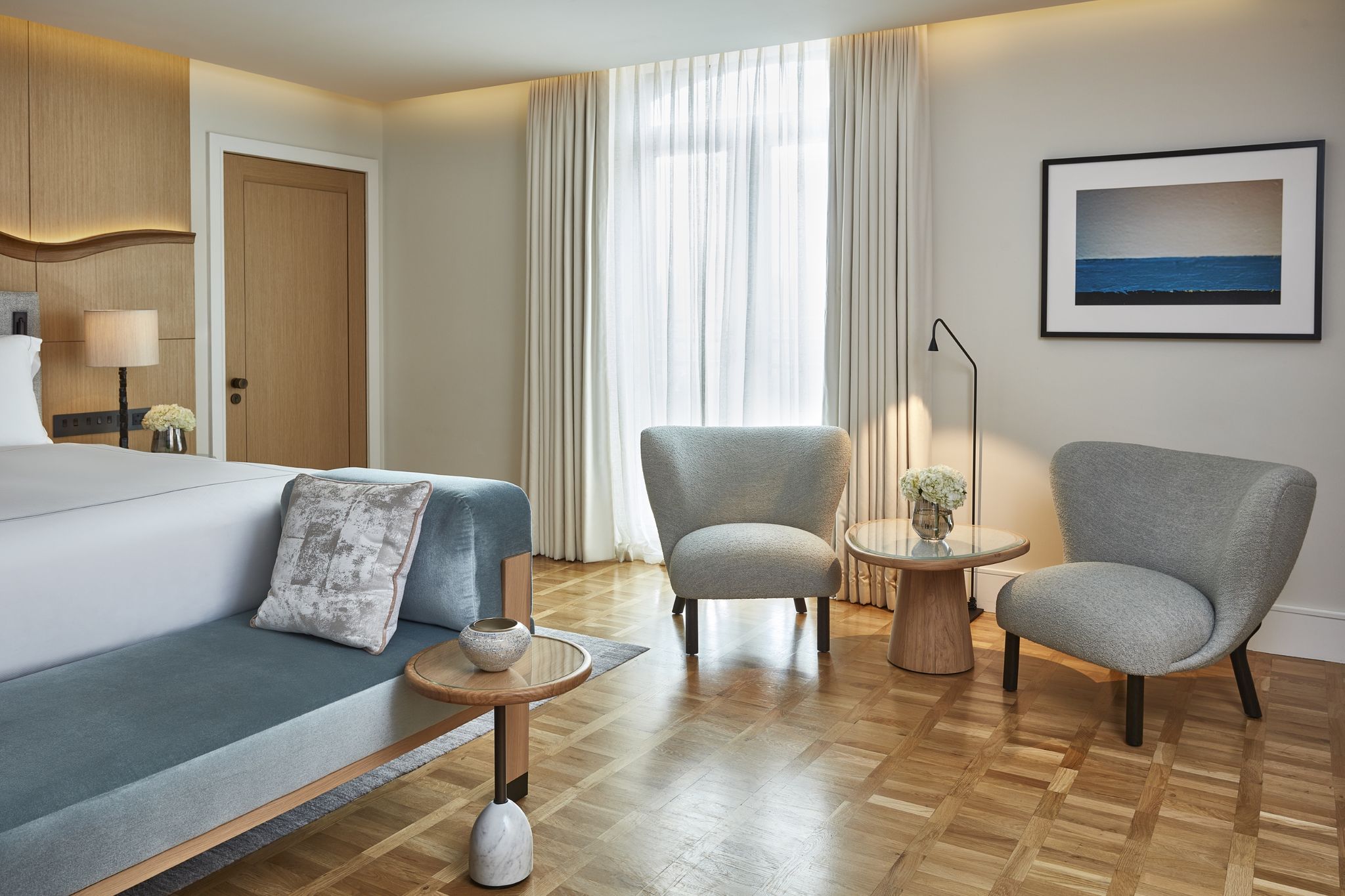 móveis modernos – quarto com vista – cama king