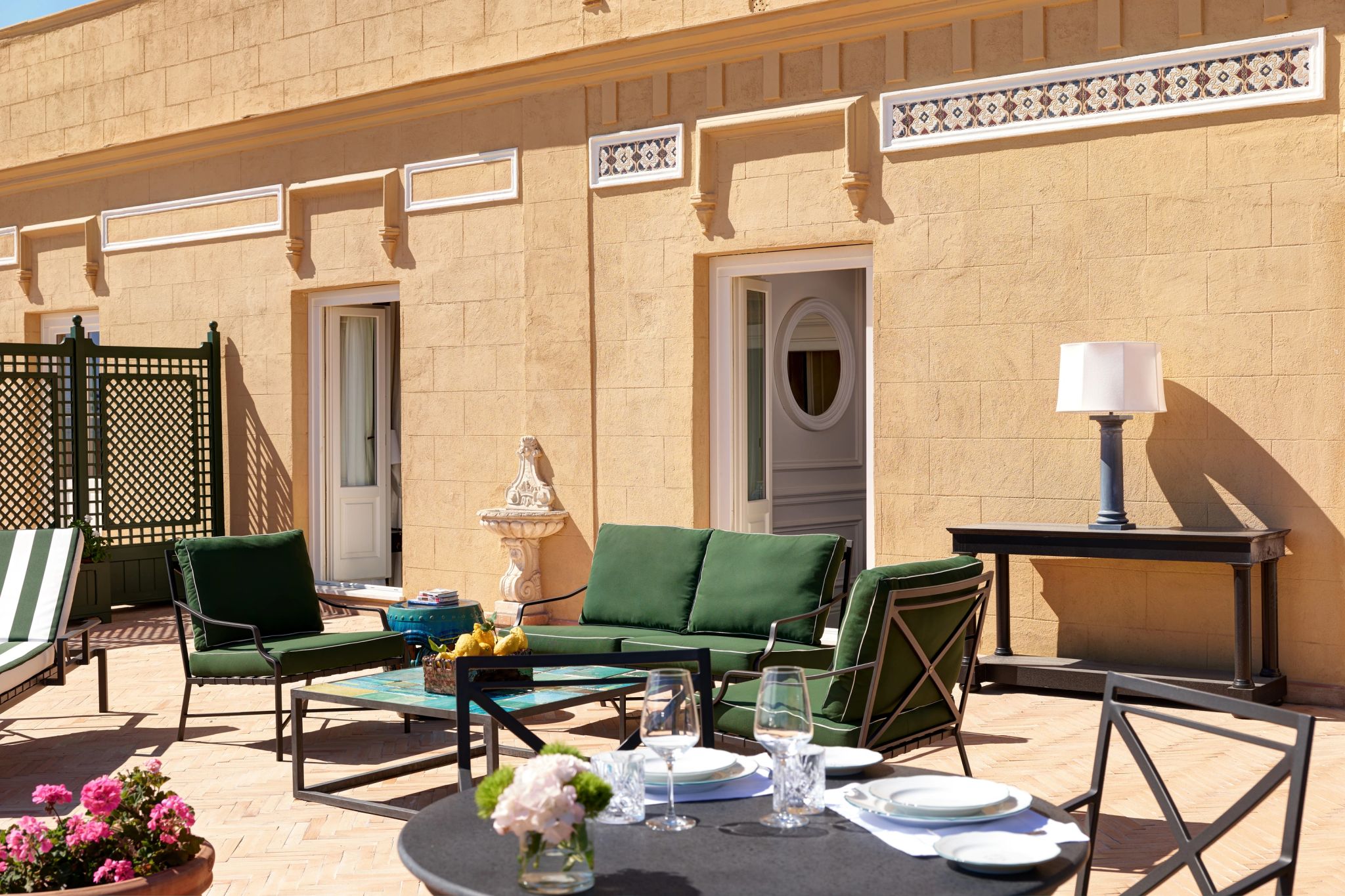 Sea View Suite Terrace lounge ao ar livre - terraço amplo – suite com terraço - terraço privativo