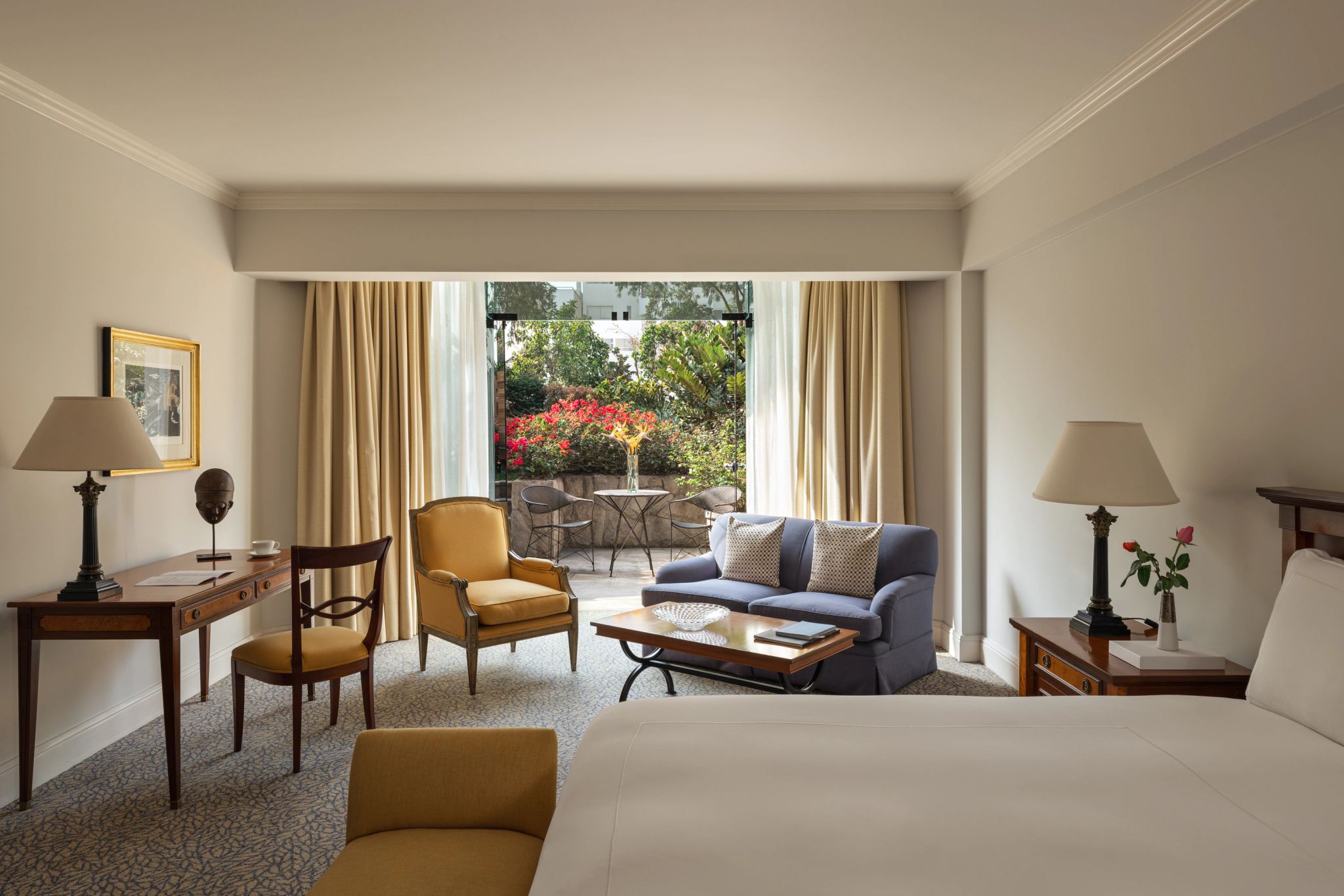 Garden Junior Suite quarto vista jardim - jardim privativo - quarto com terraço