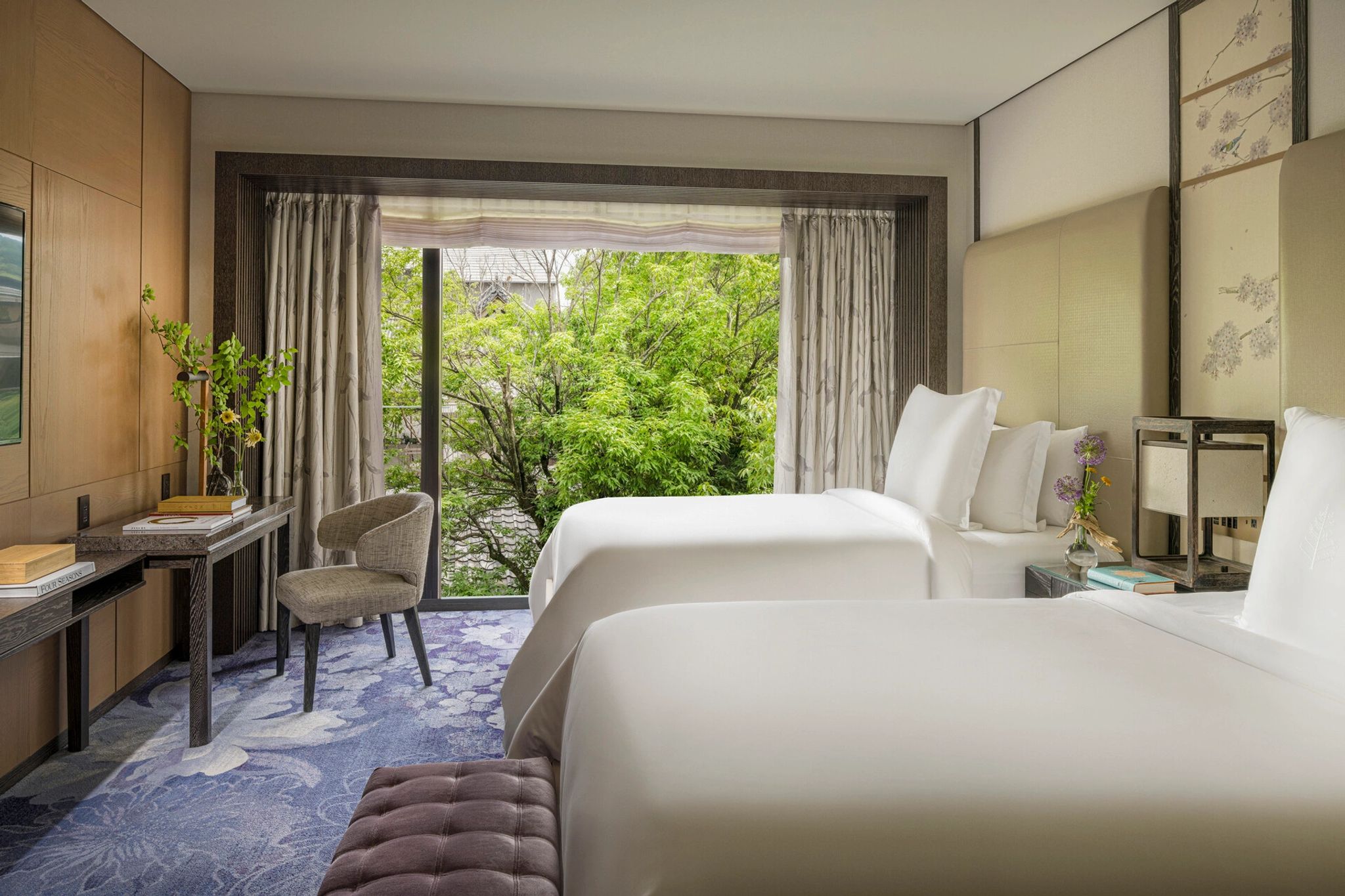 One Bedroom Residence Two Double cama twin - decoracao moderna – suite ampla