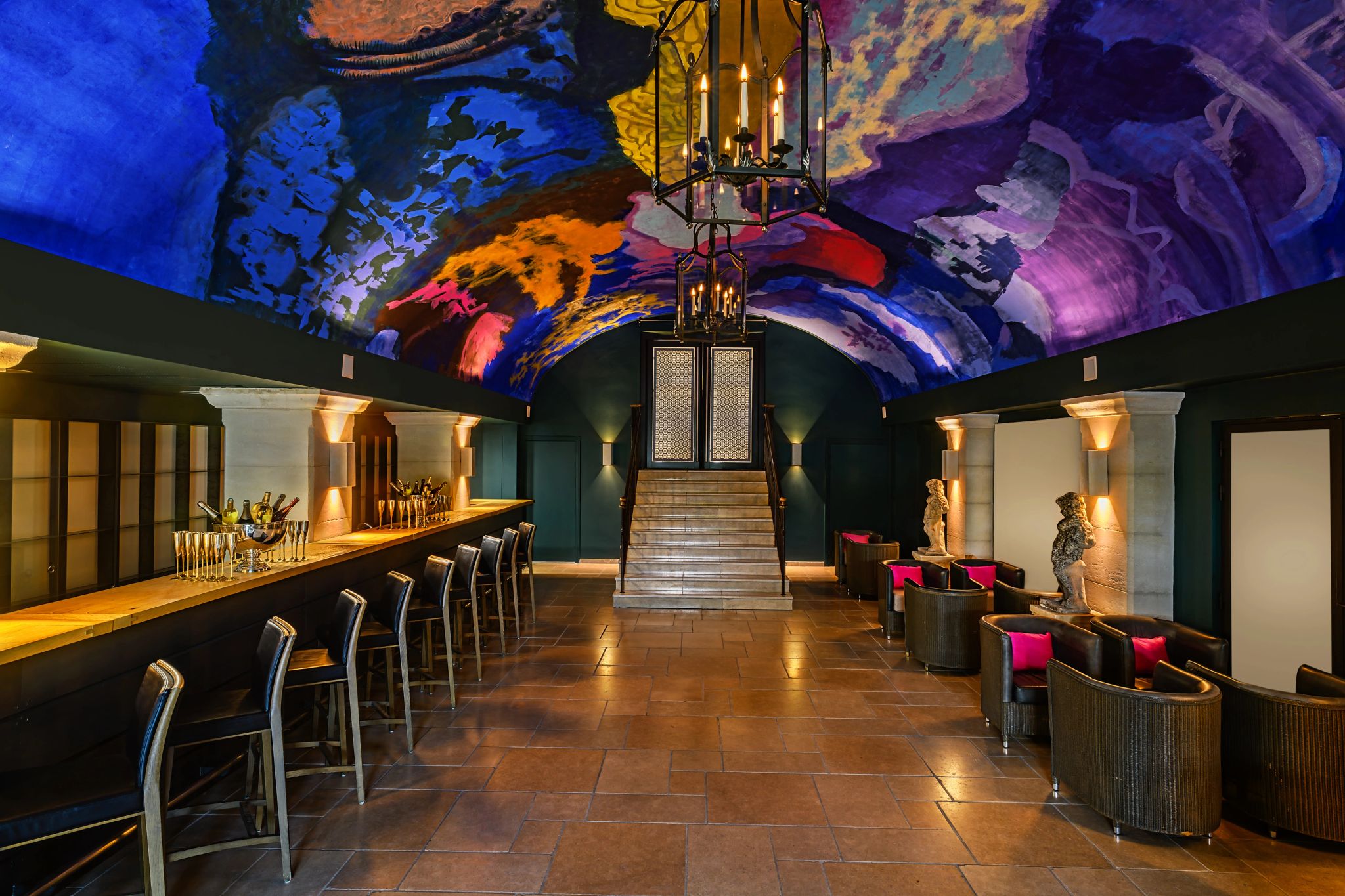 Espaço de eventos no Coquillade Provence decoraçao de evento – evento de hotel – evento de luxo - sala de eventos