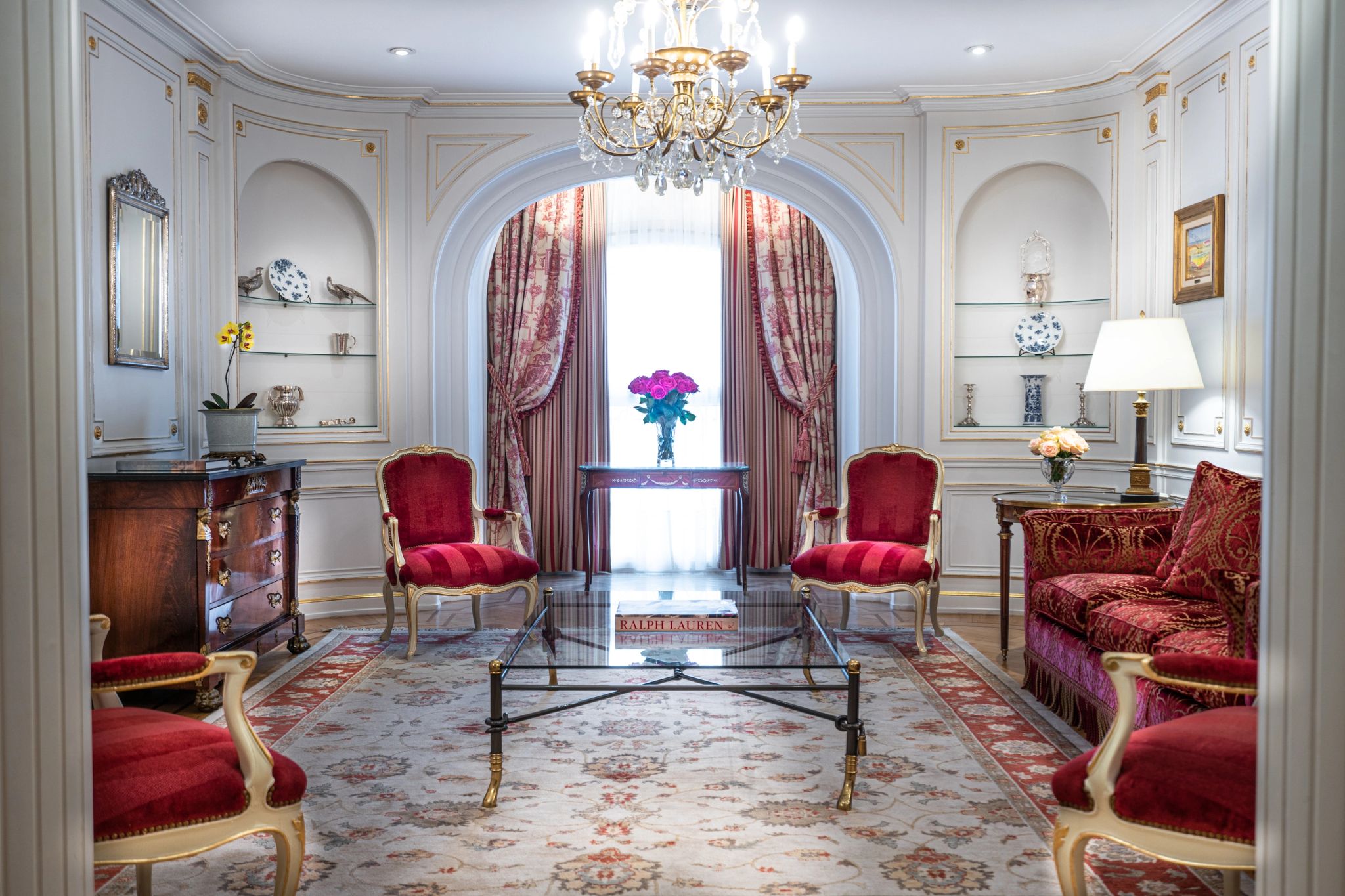 Royal Suite sala de estar - sala classica - suite de luxo