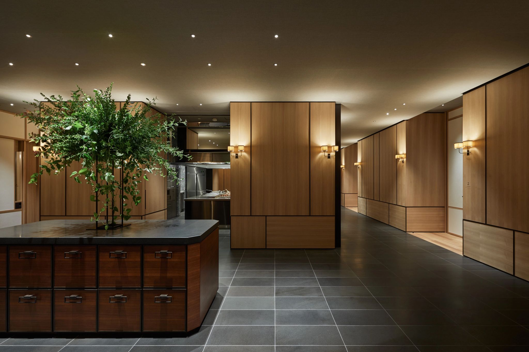 Lobby arquitetura moderna – lobby do hotel