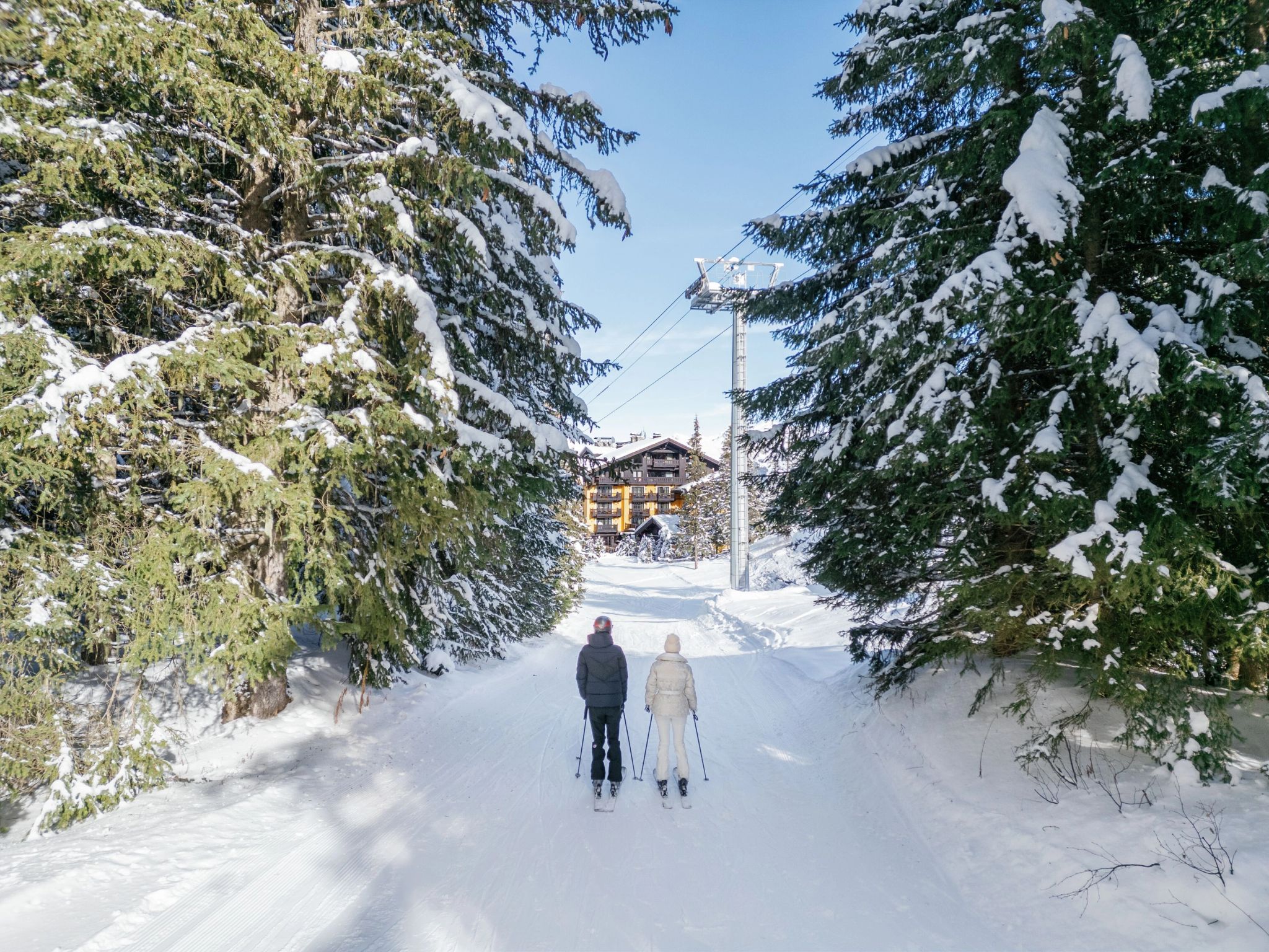 esqui – neve em courchevel – esqui em courchevel