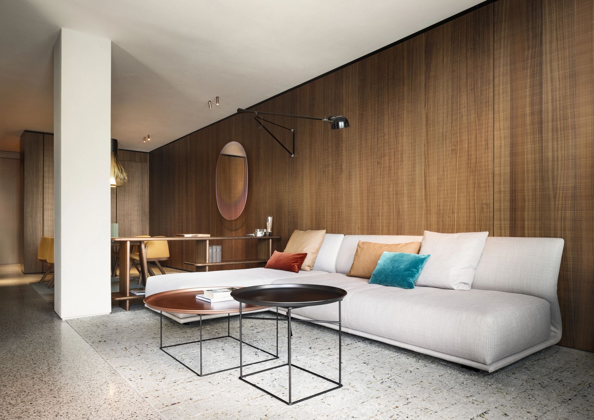 Darsena Suite sala de estar - sala chique - sala moderna - suite vista lago di como