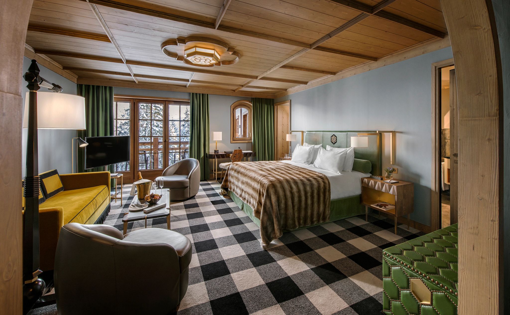 Junior Suite Deluxe design rustico - suite com vista - suite vista montanhas