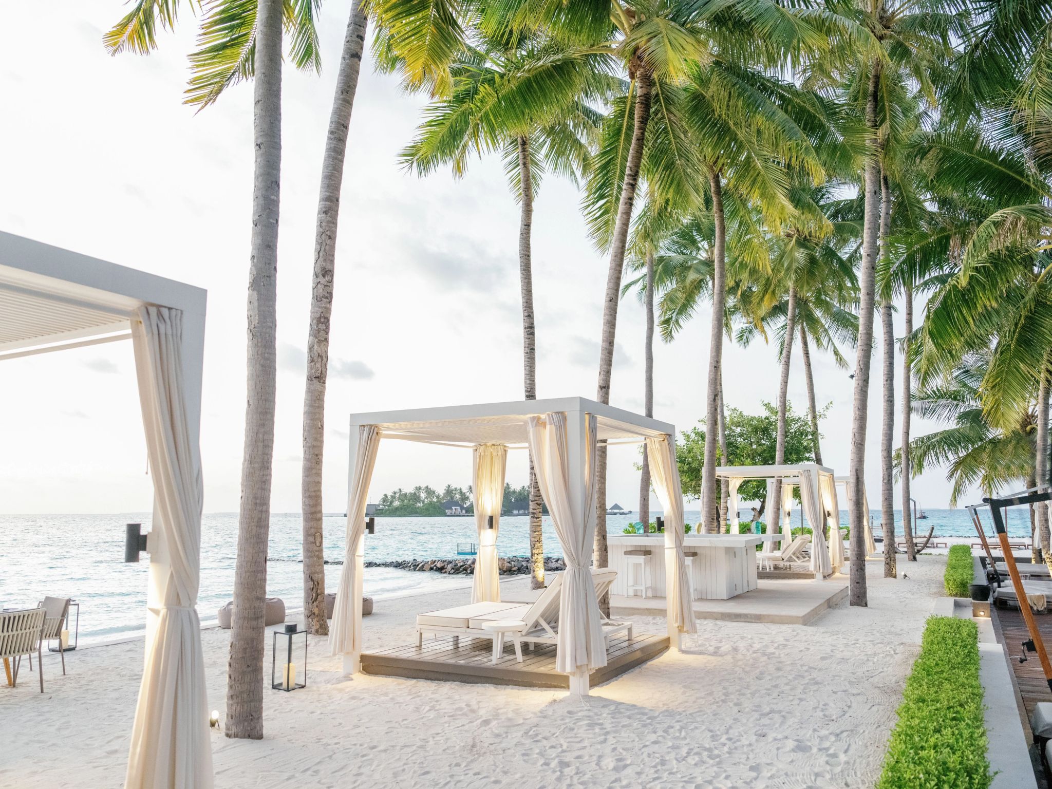 The White Bar bar na praia - almoço ao ar livre – paisagem natural