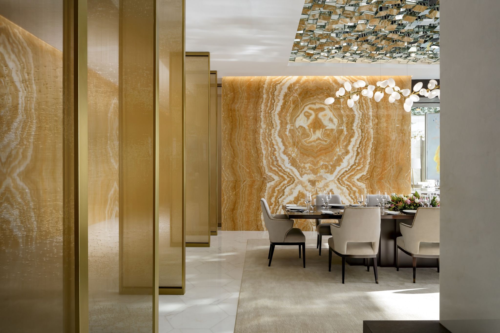 interior moderno – area gourmet – panoramic penthouse