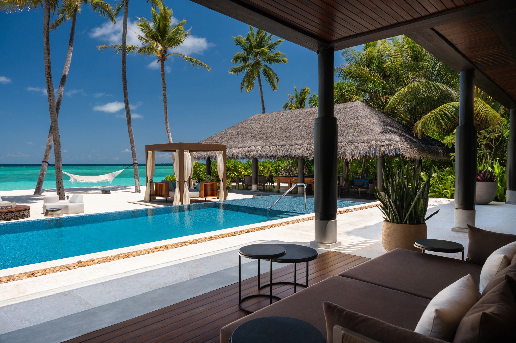 piscina de luxo – piscina privativa – area externa villa