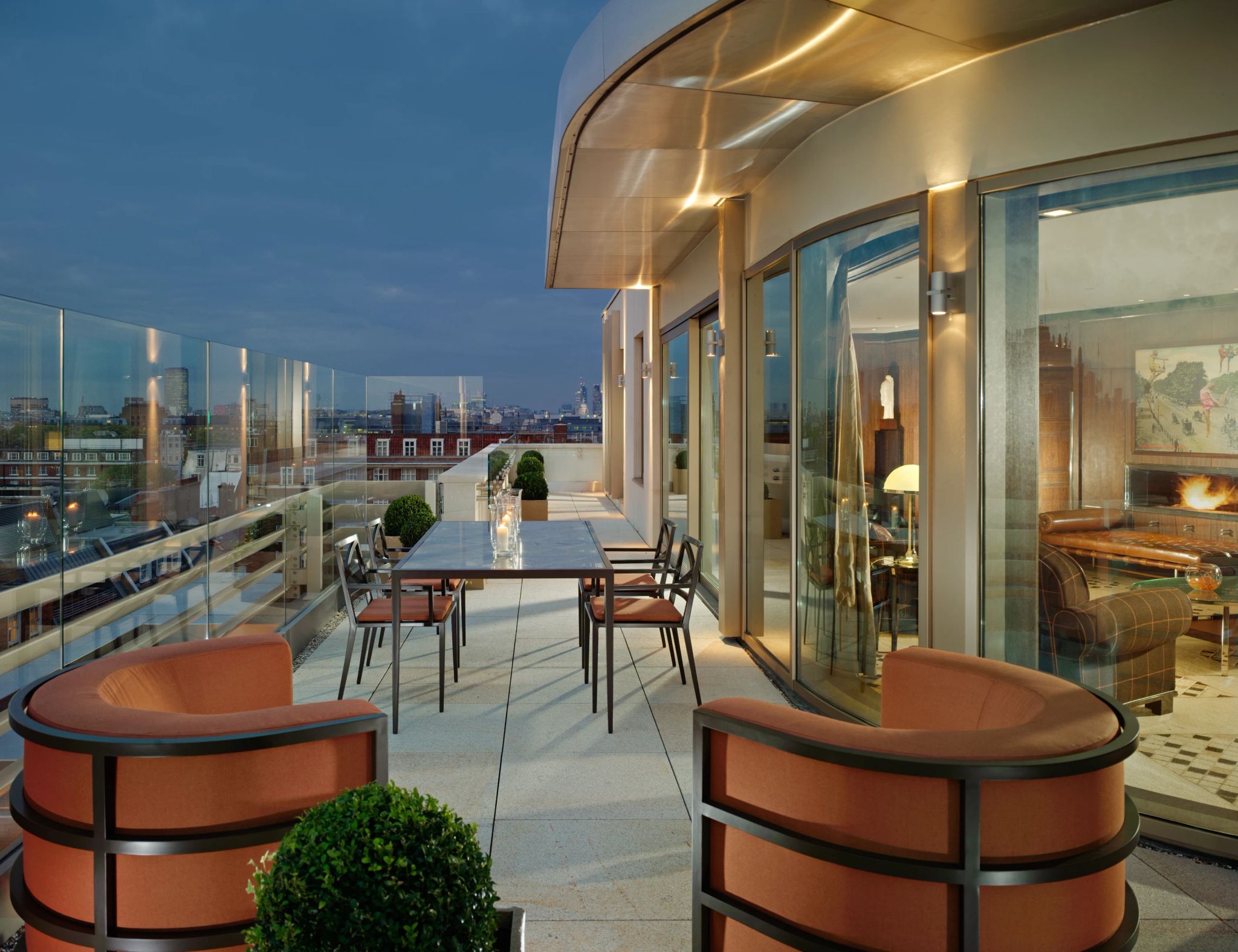 terraço em londres - suite com terraço - penthouse suite