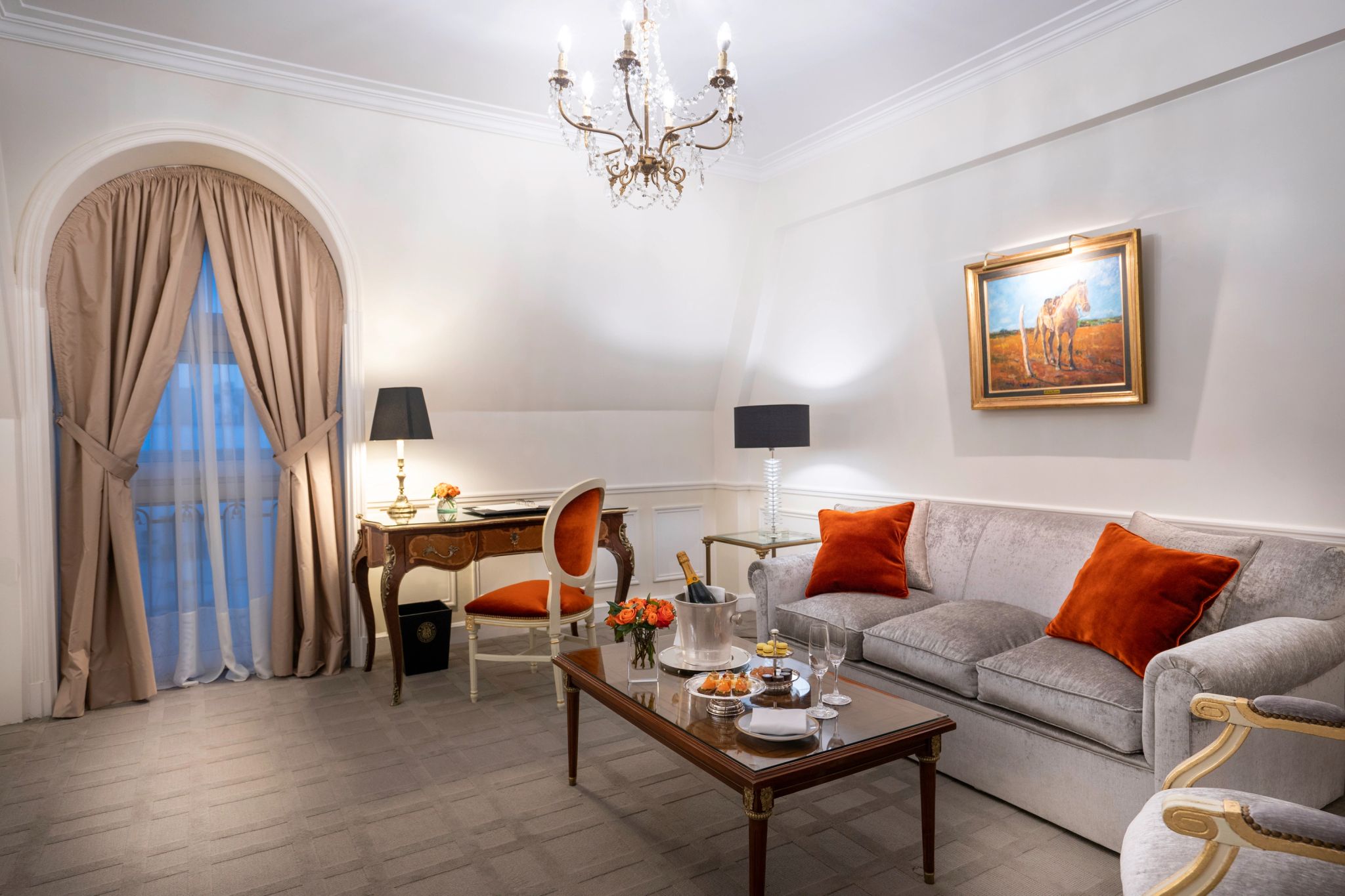 Junior Suite Premier sala de estar - sala chique - suite com sala