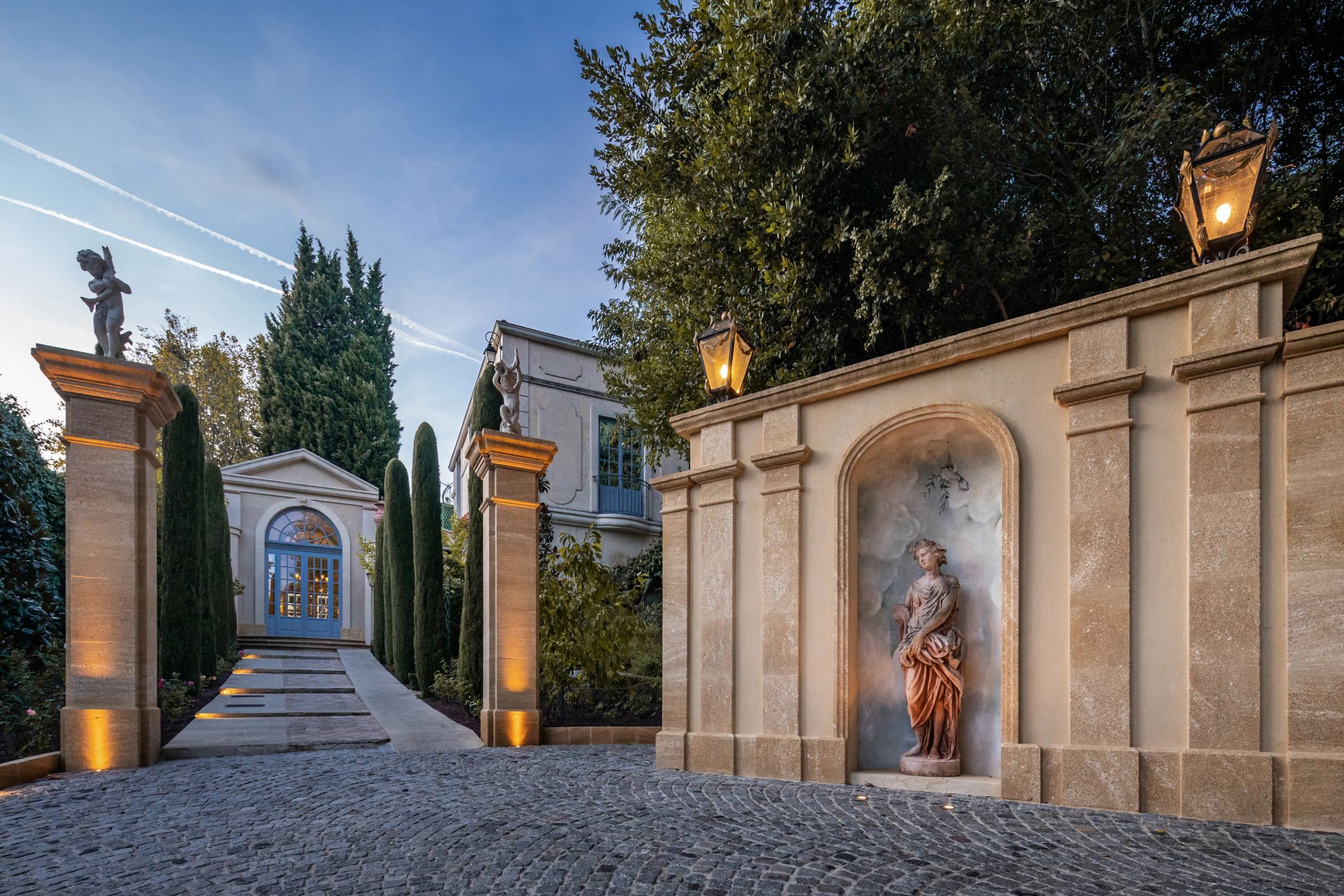 Entrada do hotel obras de arte - arte classica - entrada do hotel - hotel chique