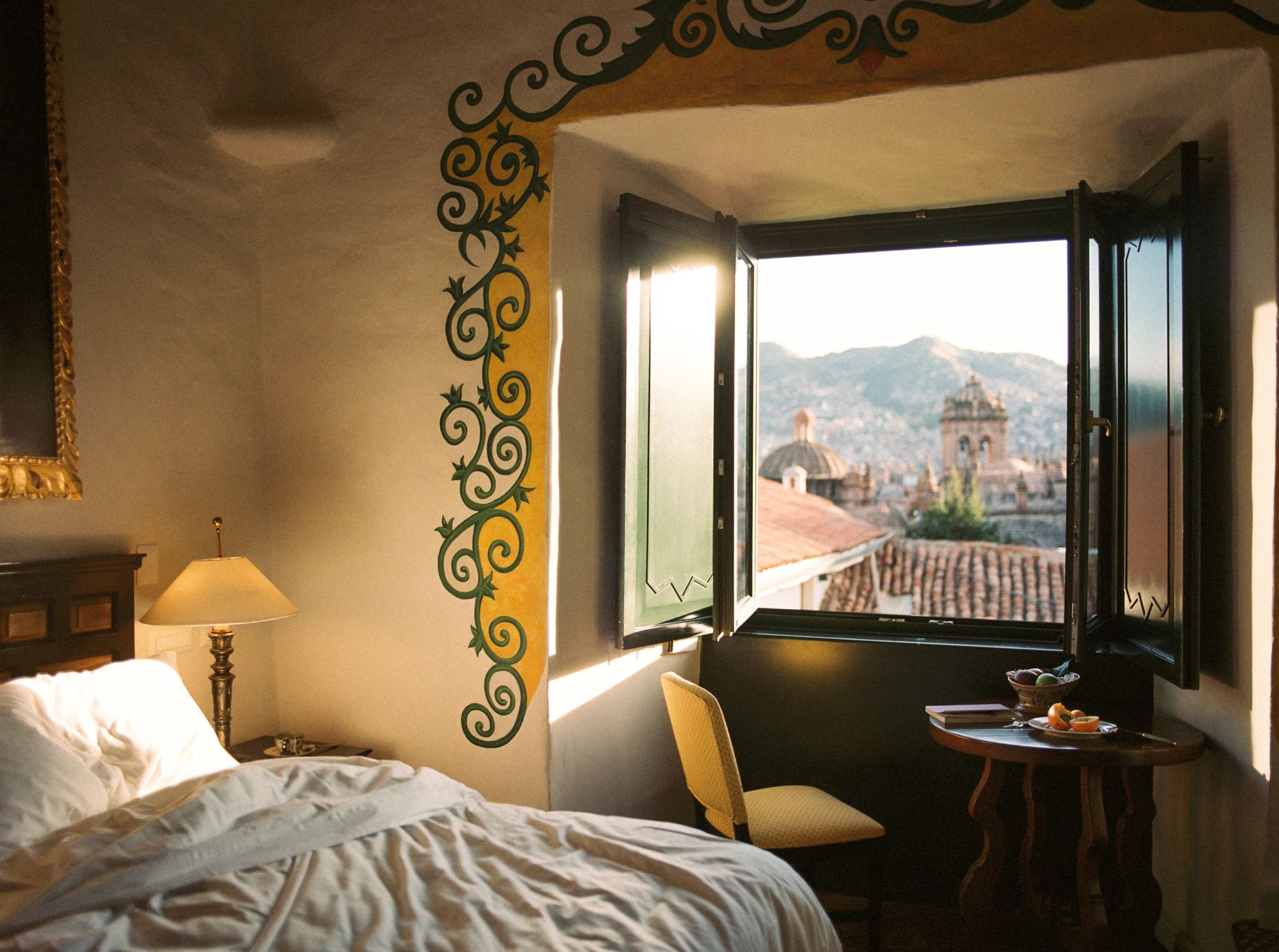 Superior City View Oxygen cama de casal – mobiliario classico – arte na decoracao