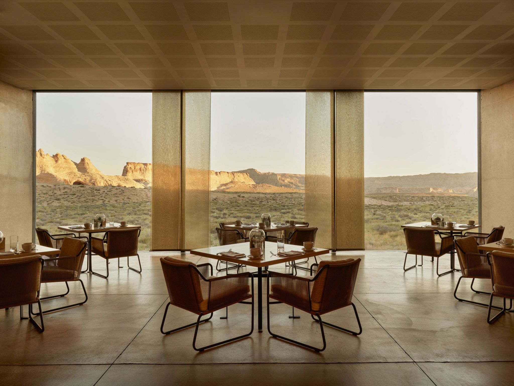 Restaurante Amangiri restaurante hotel – restaurante com vista – jantar romantico