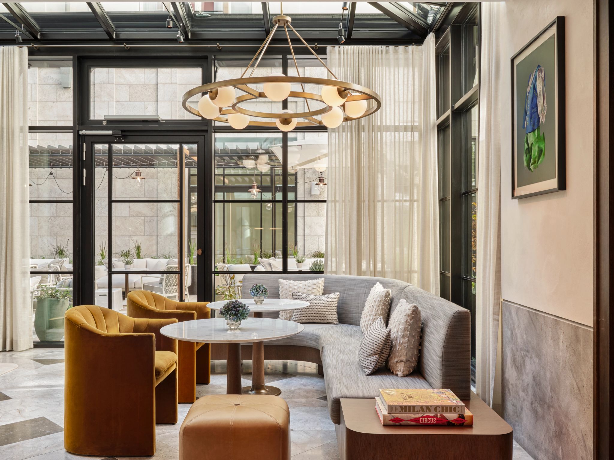 Restaurante Wintergarten & Palaishof lounge gourmet - jardim de inverno - area gourmet