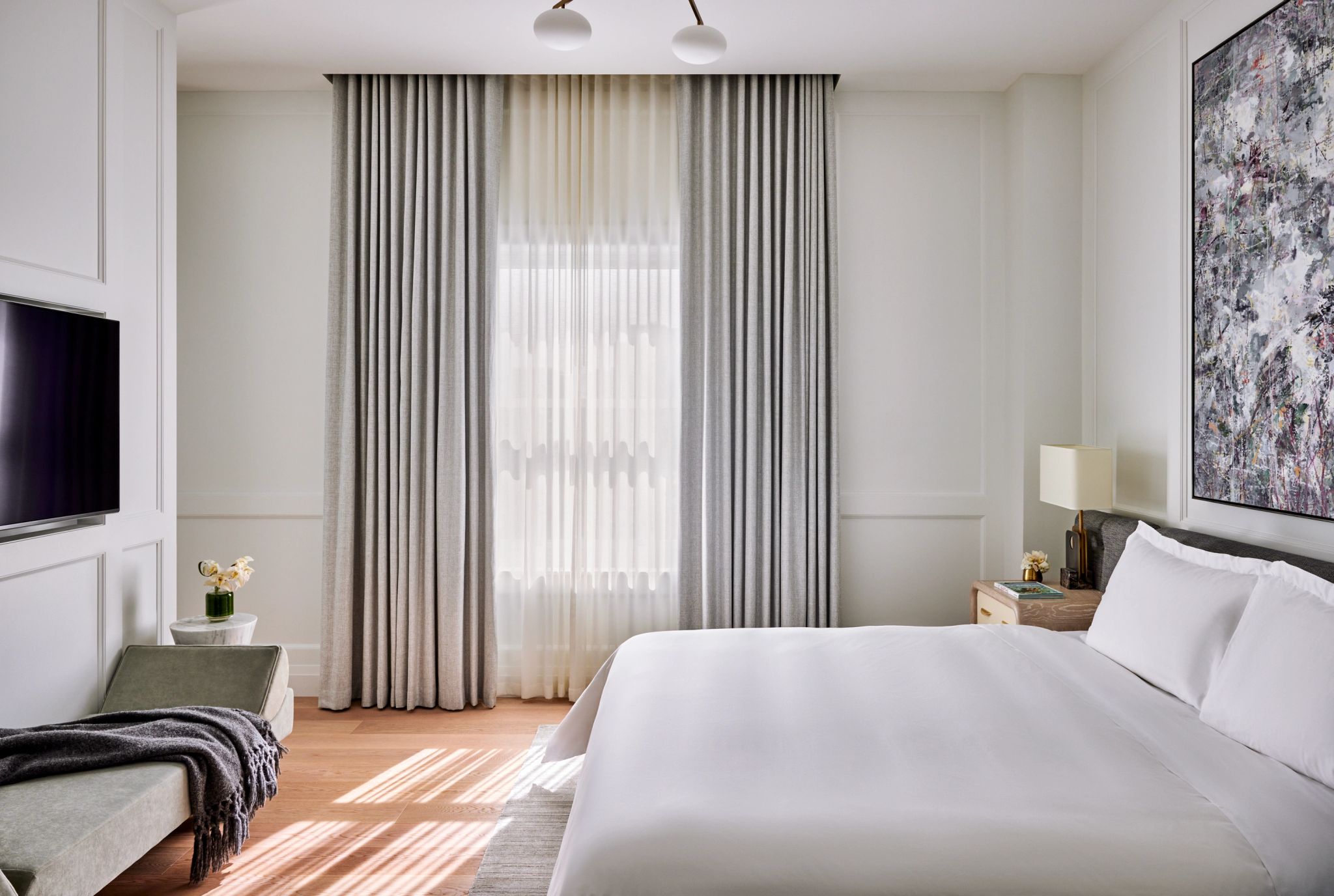 Rosewood Suite cama casal – design de luxo – suite chique