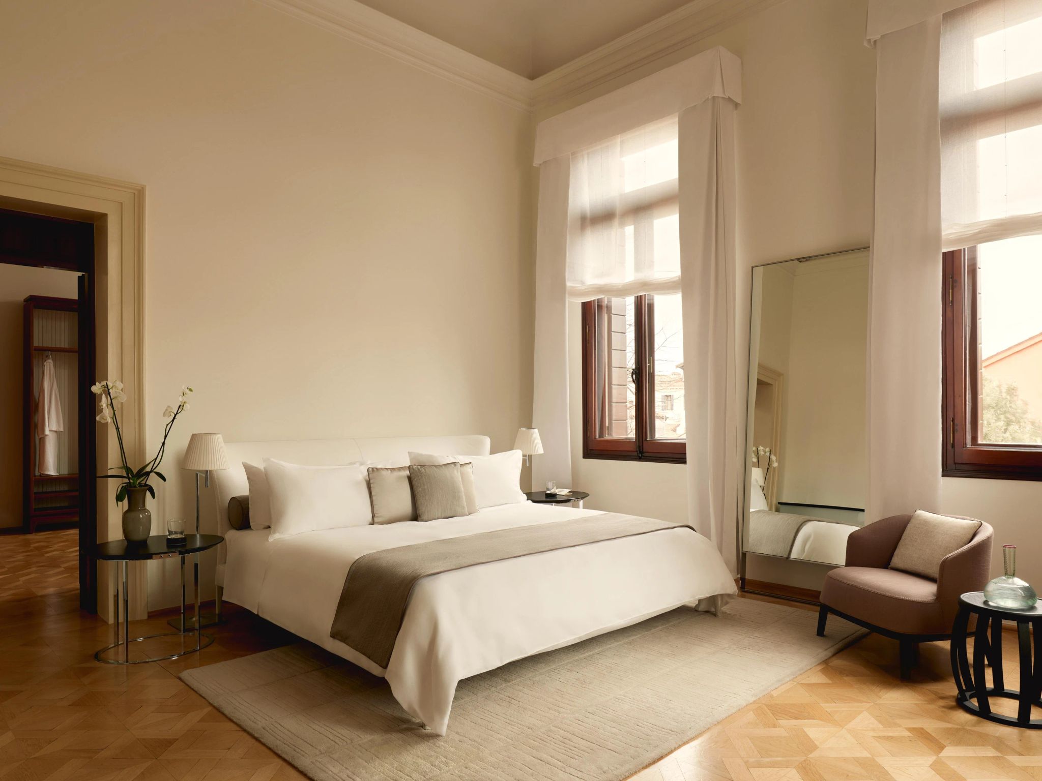 quarto classico - vista jardim - quarto com vista -  quarto de luxo