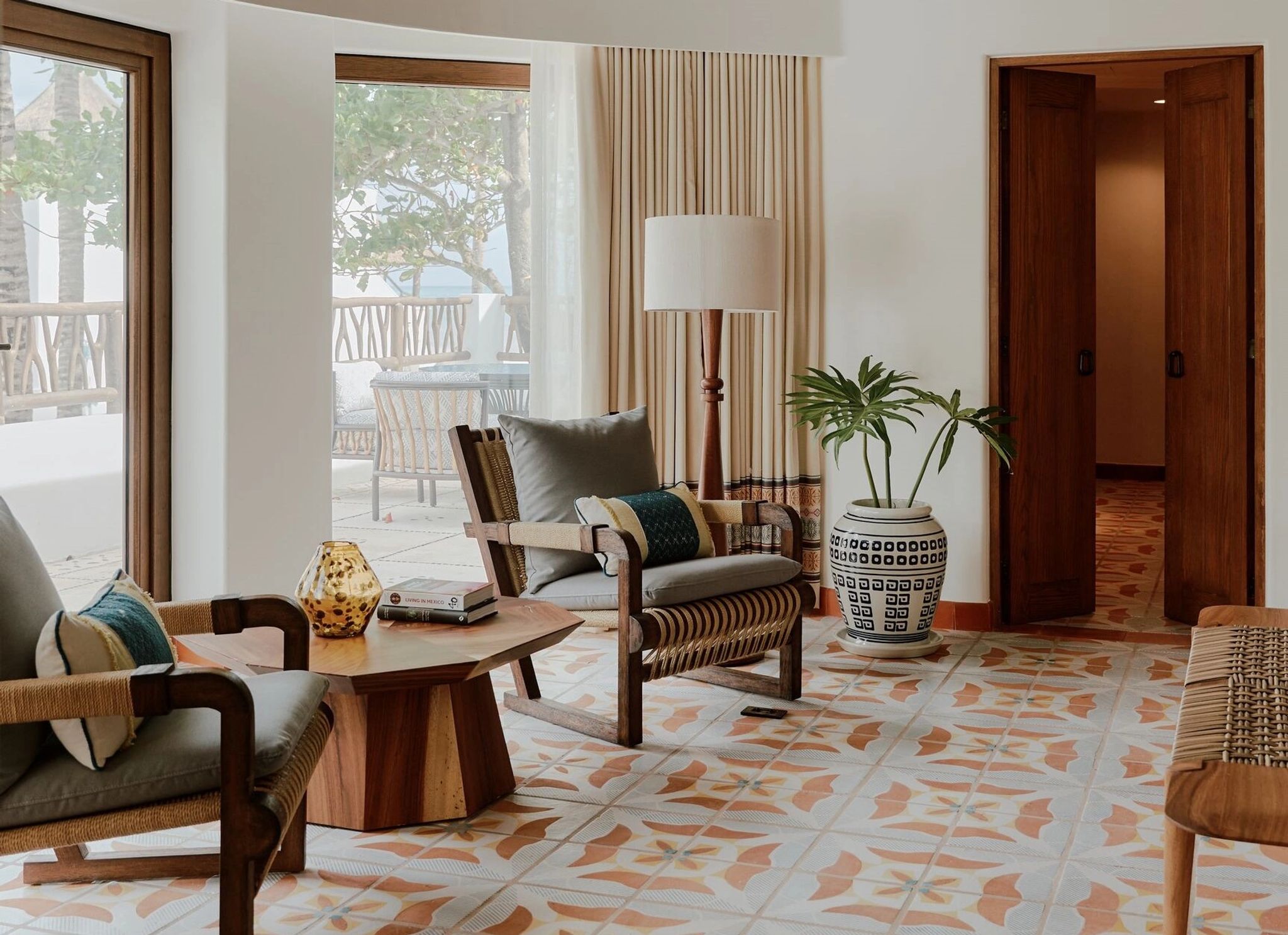 Two Bedroom Suite sala de estar - decoraçao luxuosa – vista panoramica