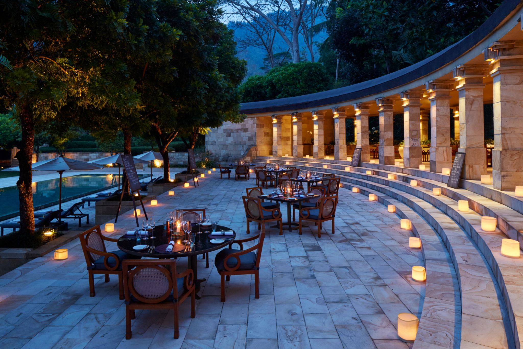 Pool Club Bistro restaurante piscina - amanjiwo - bistro de luxo