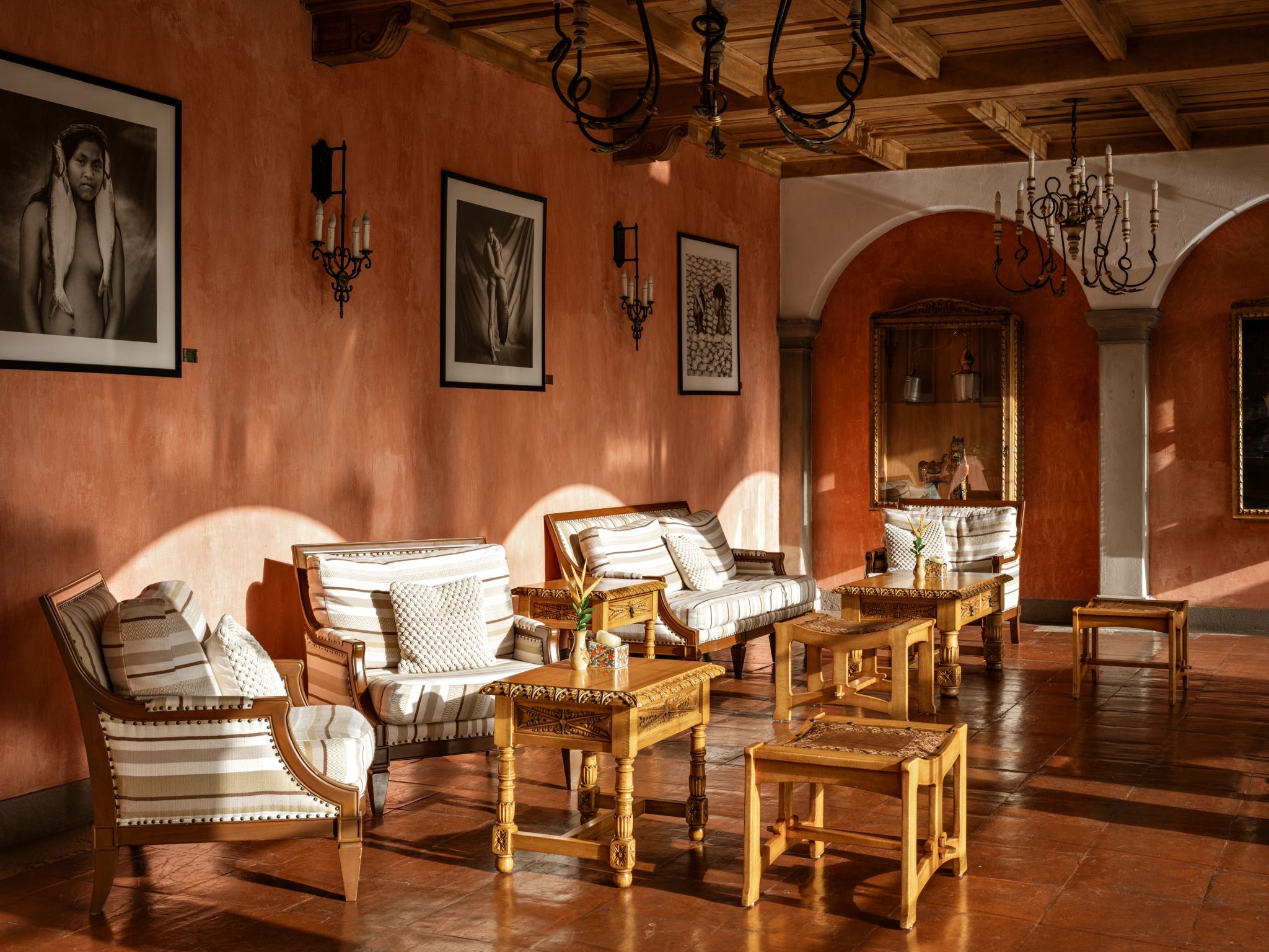 Palacio Nazarenas lobby – saguao – interior do hotel