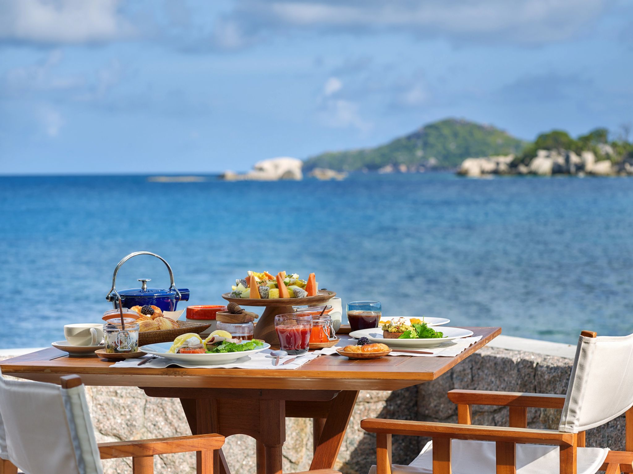 Six Senses Zil Pasyon vila com piscina infinita - acomodacao luxo seychelles - vista oceano indico