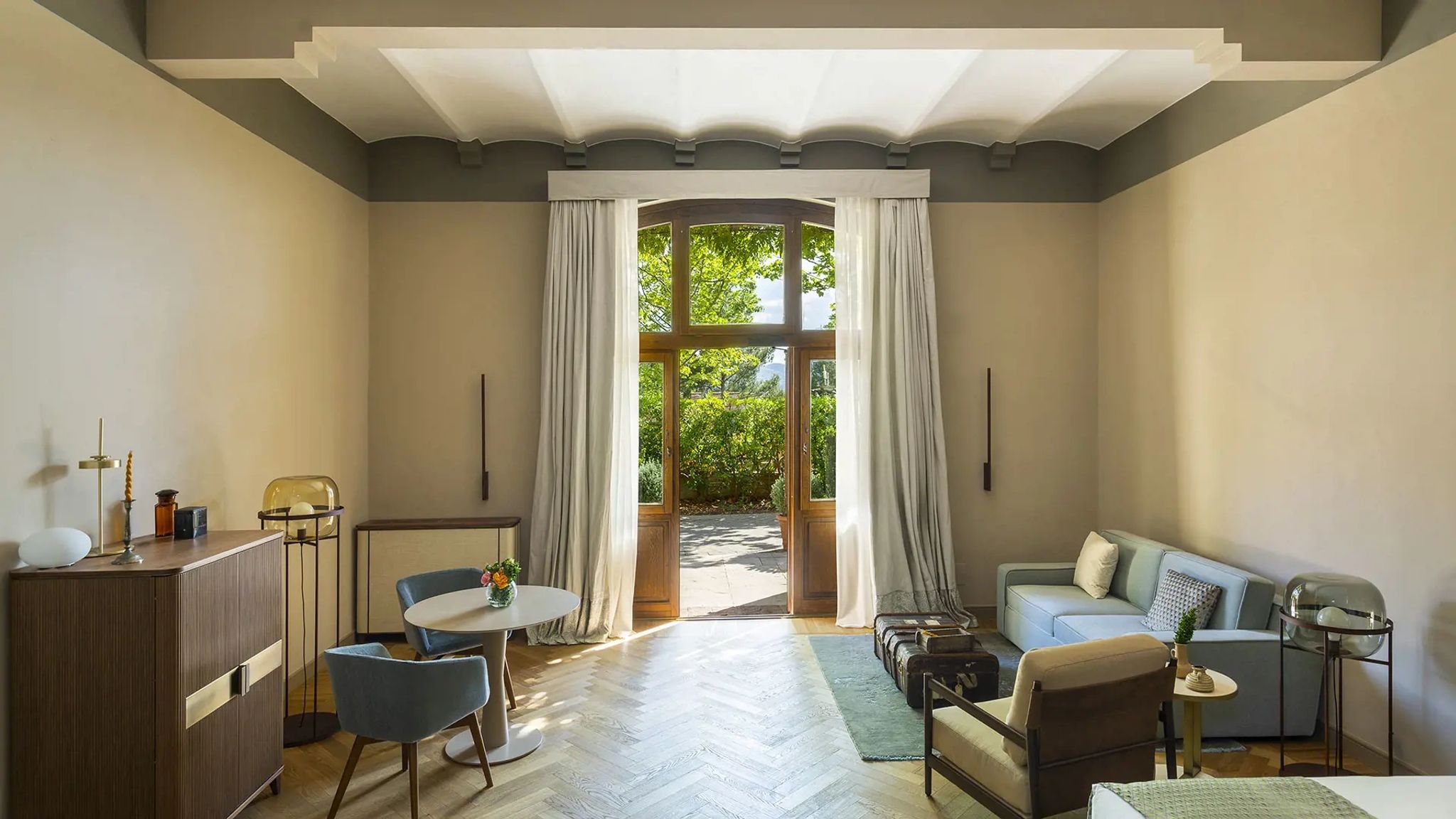 suite acessivel - patio interno - vista jardim