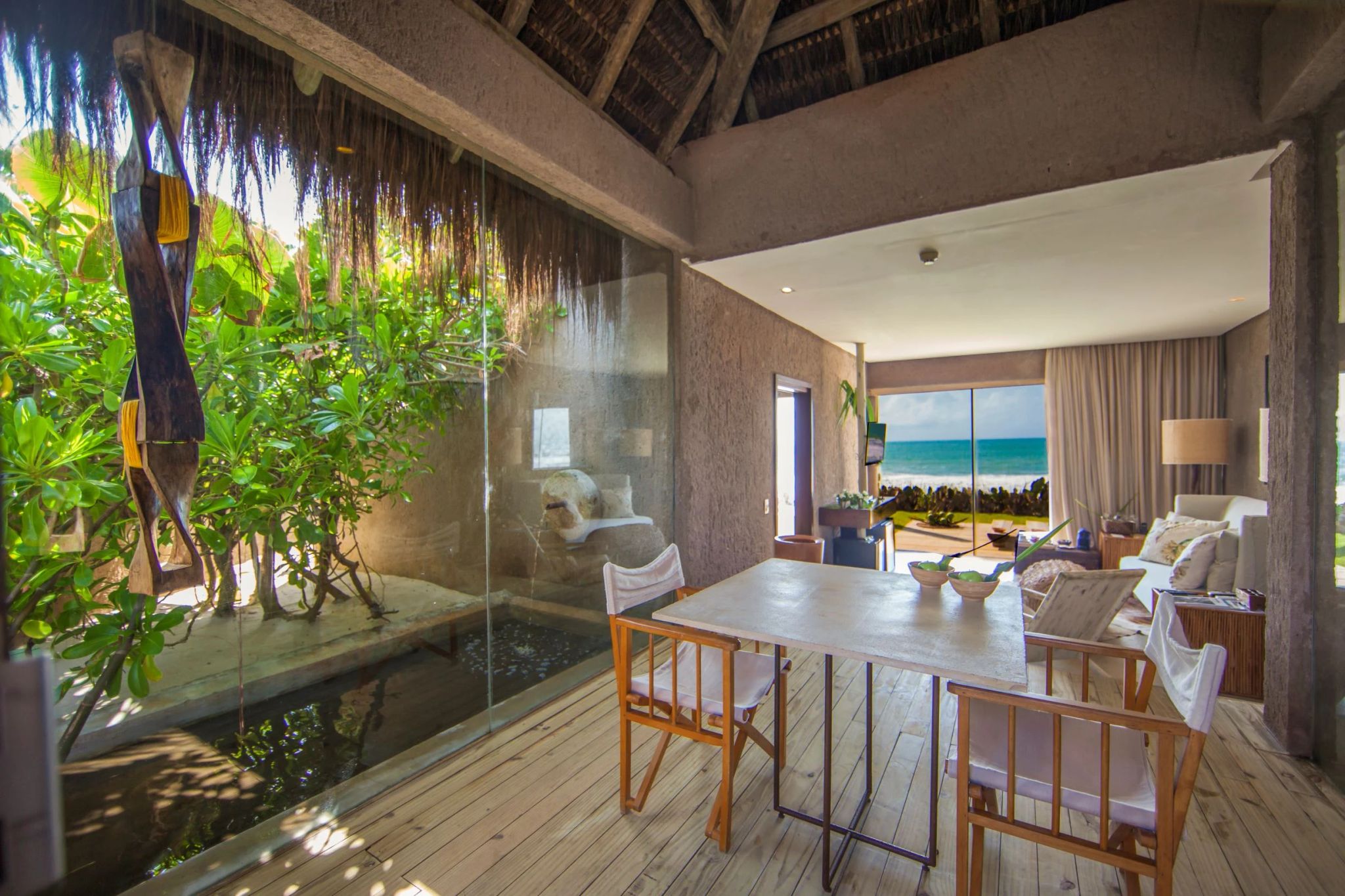 sala de jantar - sala de estar hotel - villa do kenoa