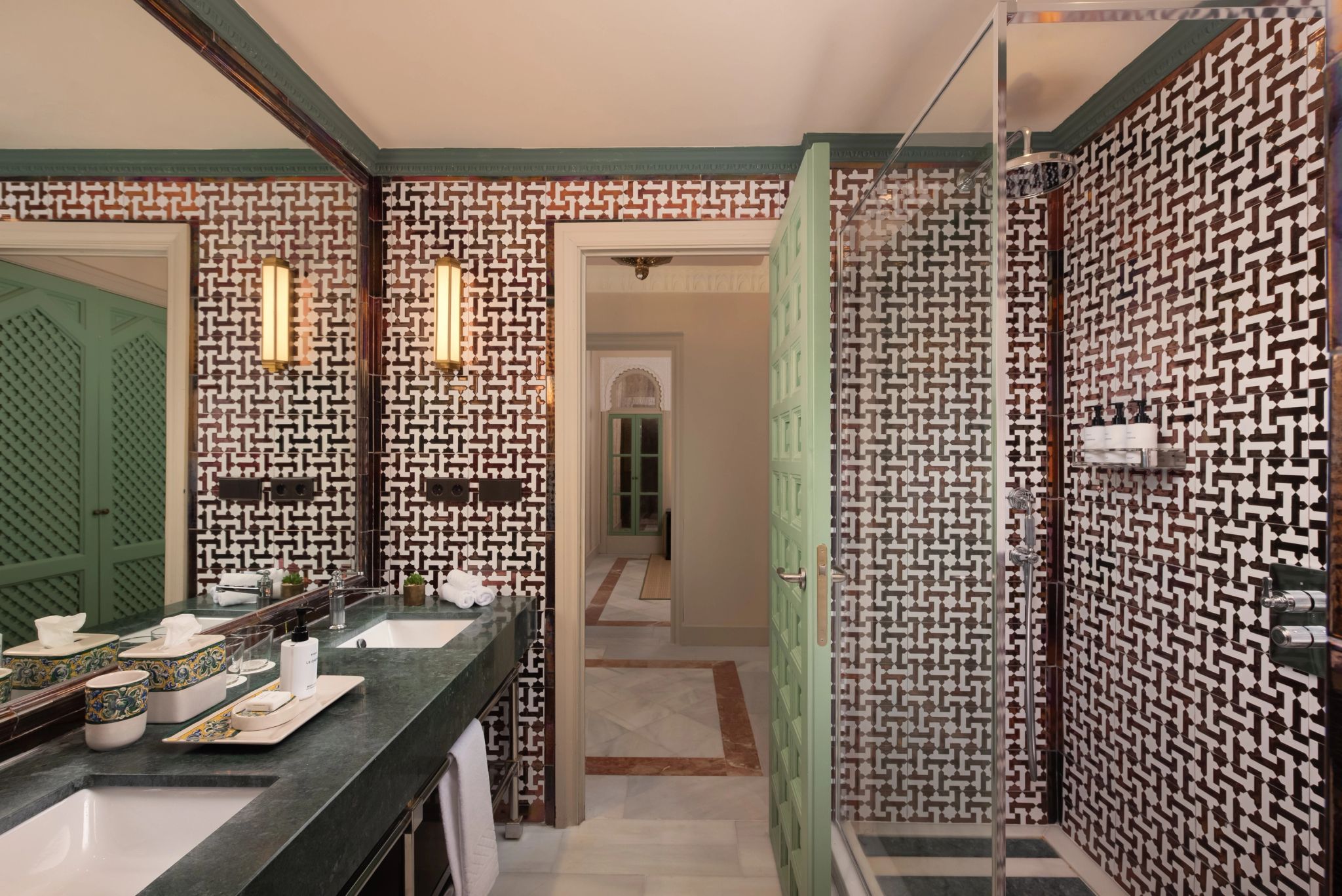 Grand Deluxe King banheiro de luxo - pia dupla - banho premium