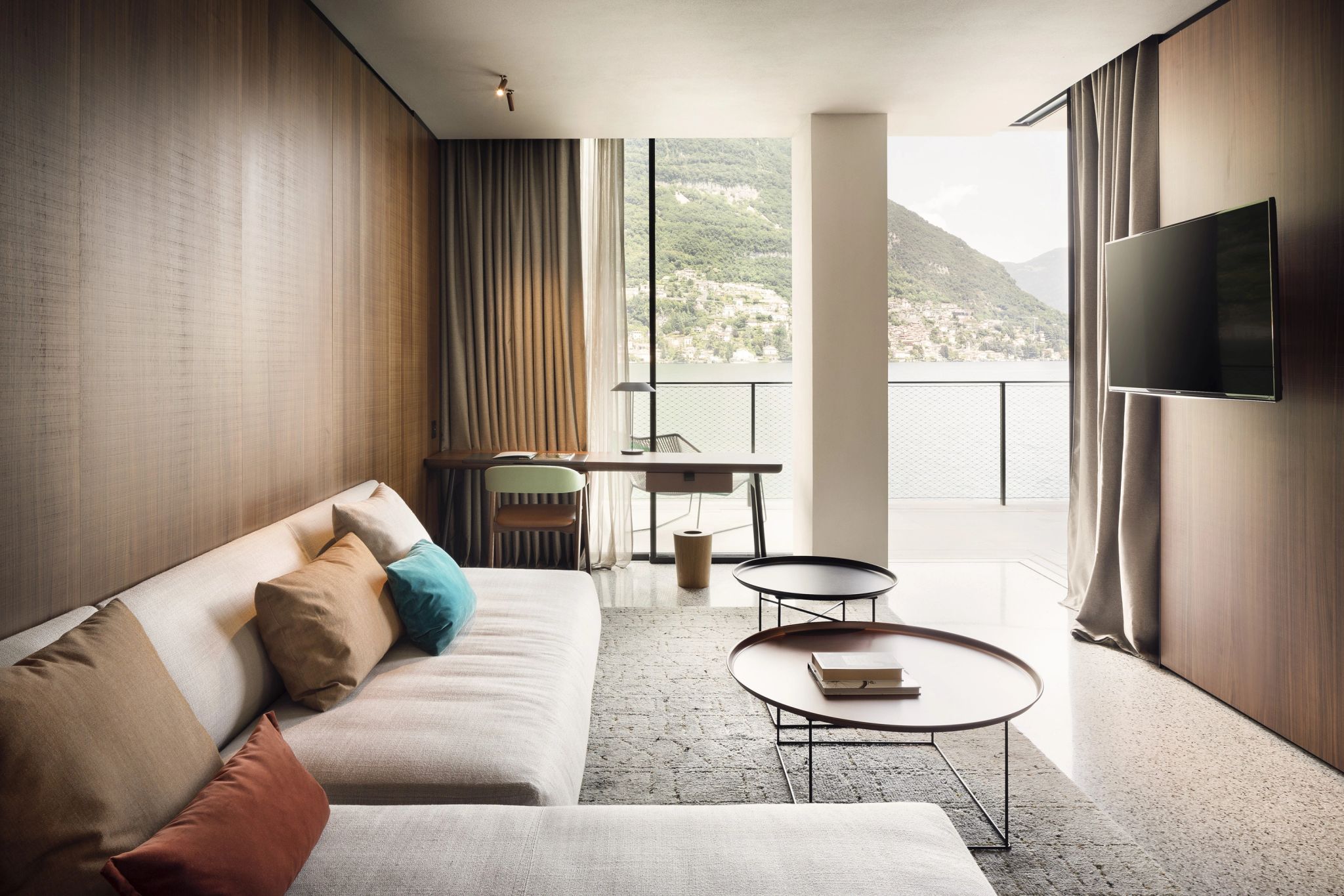 Darsena Suite area de estar suite – design de luxo – suite vista mar