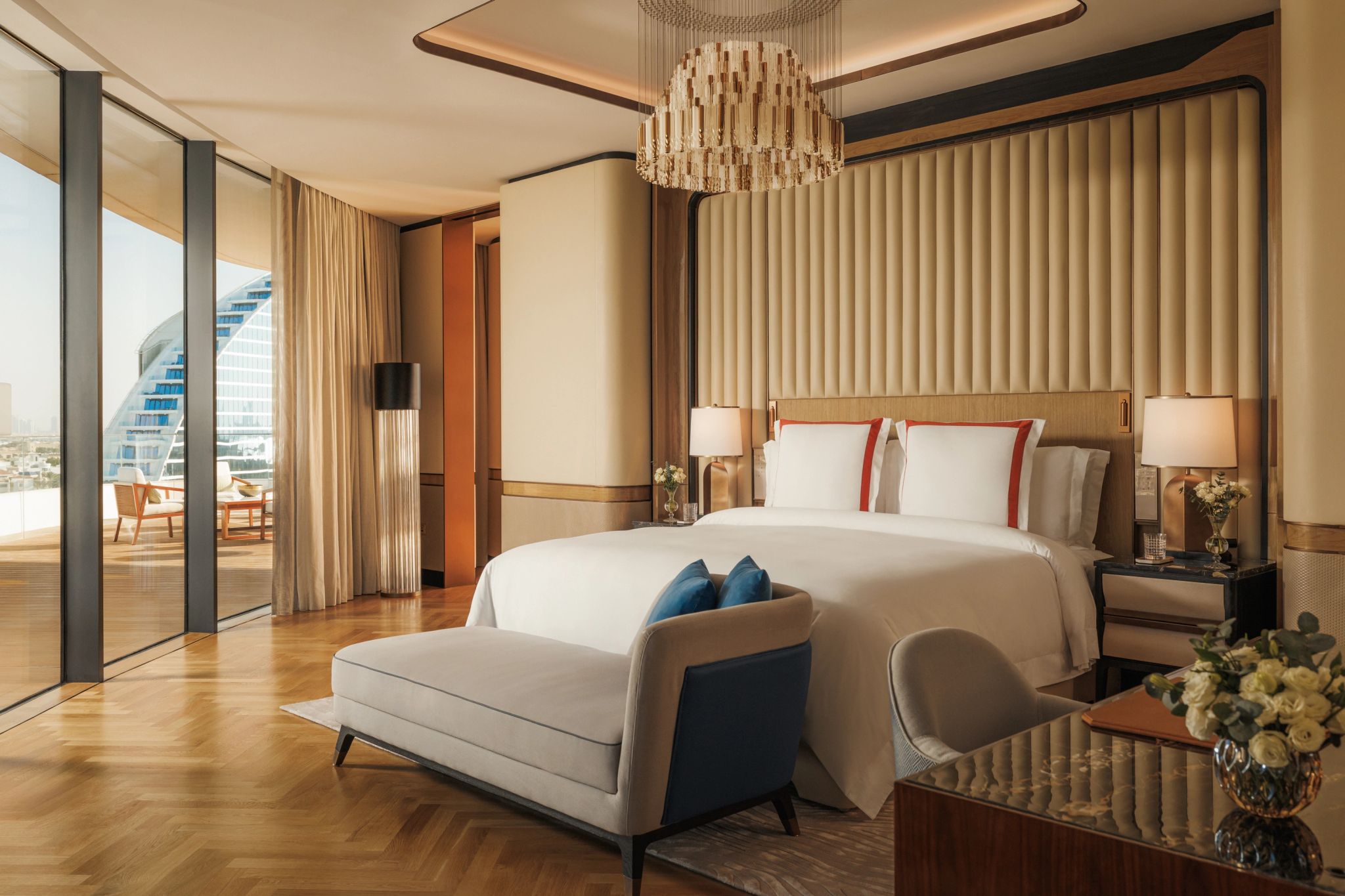 cama de casal - suite premium - vista dubai