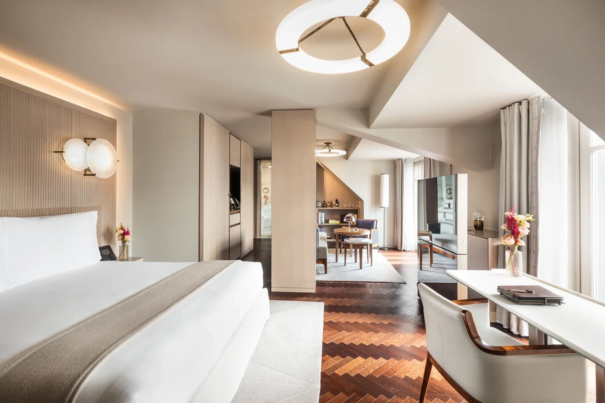 Suite L'Atelier cama king - suite king - decoraçao moderna