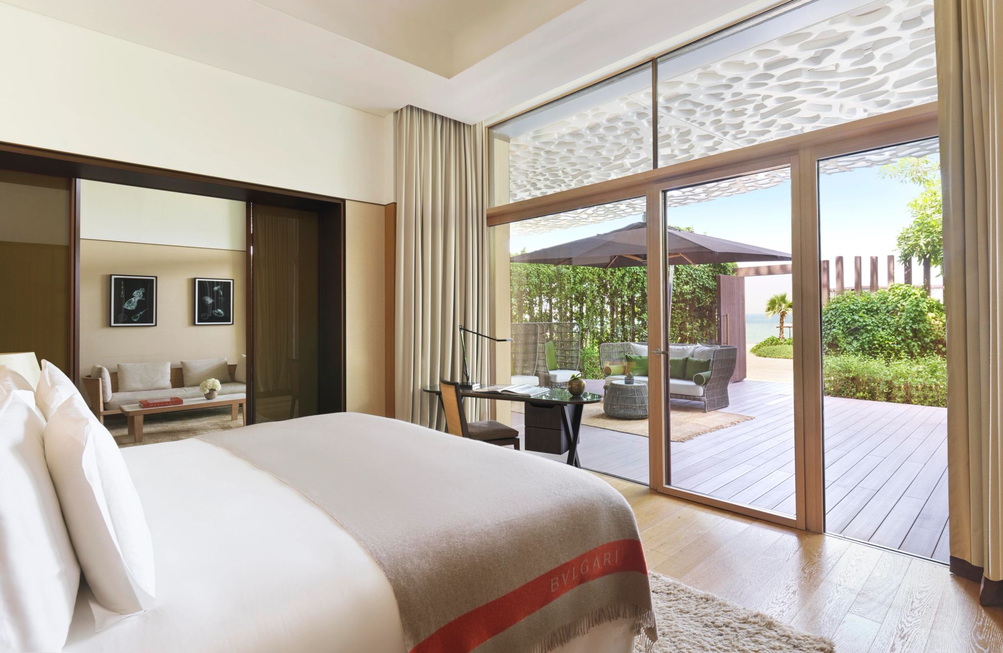 Garden Junior Suite suite premium - vista panoramica - cama king-size