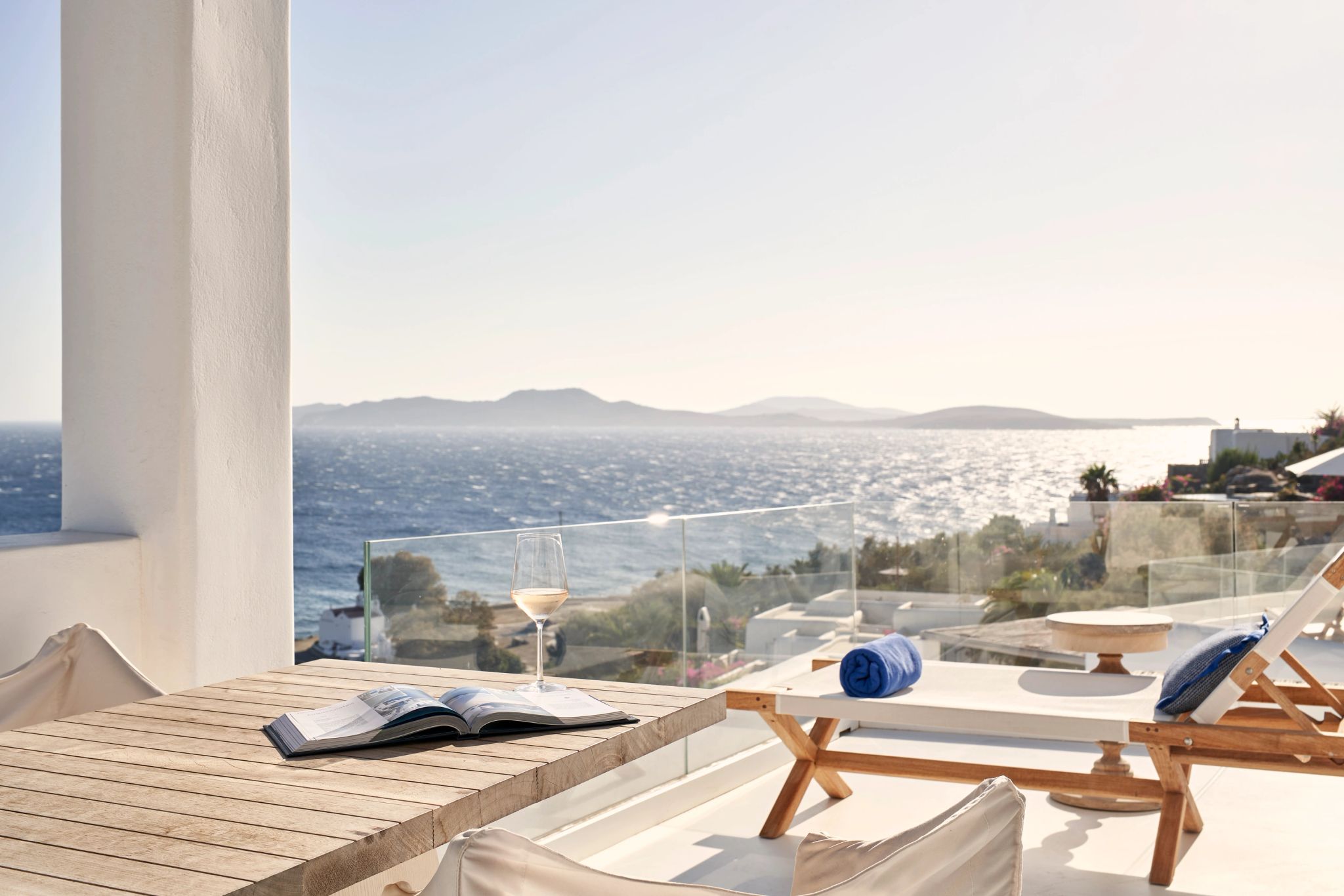 Superior Double Open Air Jetted Tub Sea View terraço mobiliado - banho de sol - terraço vista mar