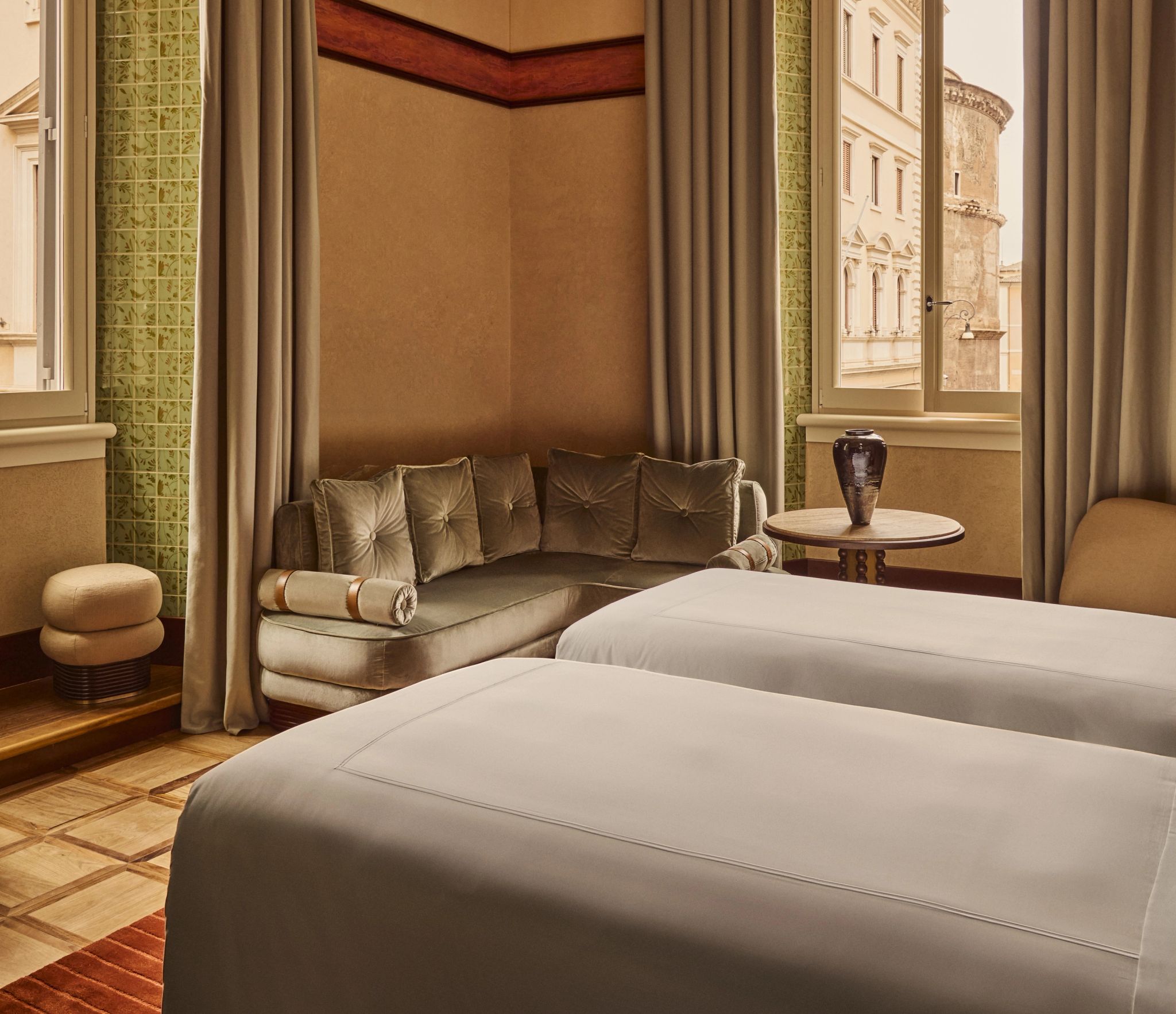 Deluxe cama twin - decoracao classica - quarto de luxo