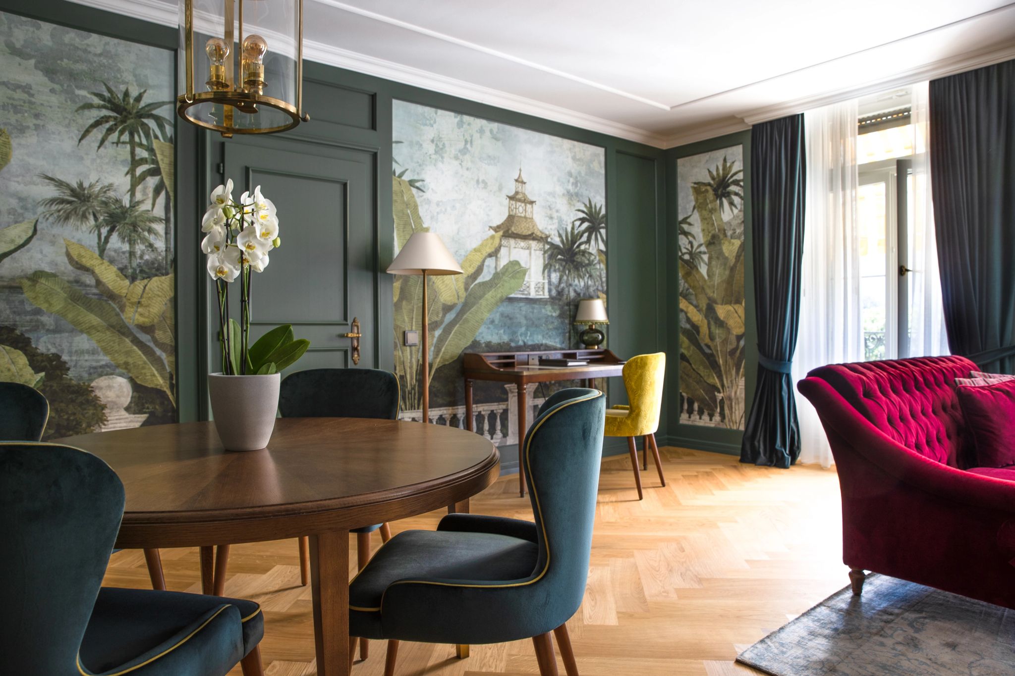 Premium Suite jantar na suite – mesa de jantar – suite com sala - decoraçao chique