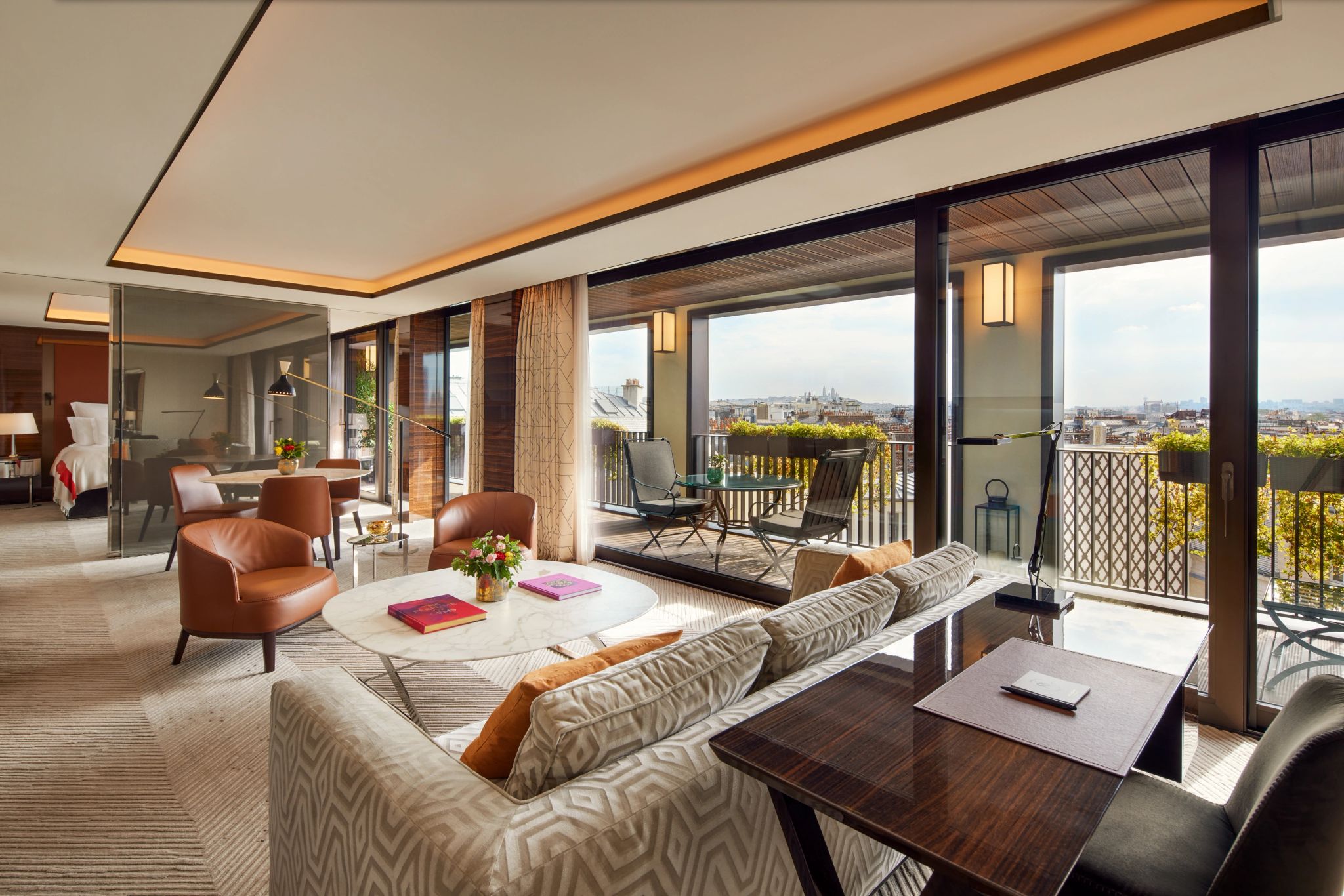 Executive Suite Terrace mesa de trabalho – sala de estar – suite executiva