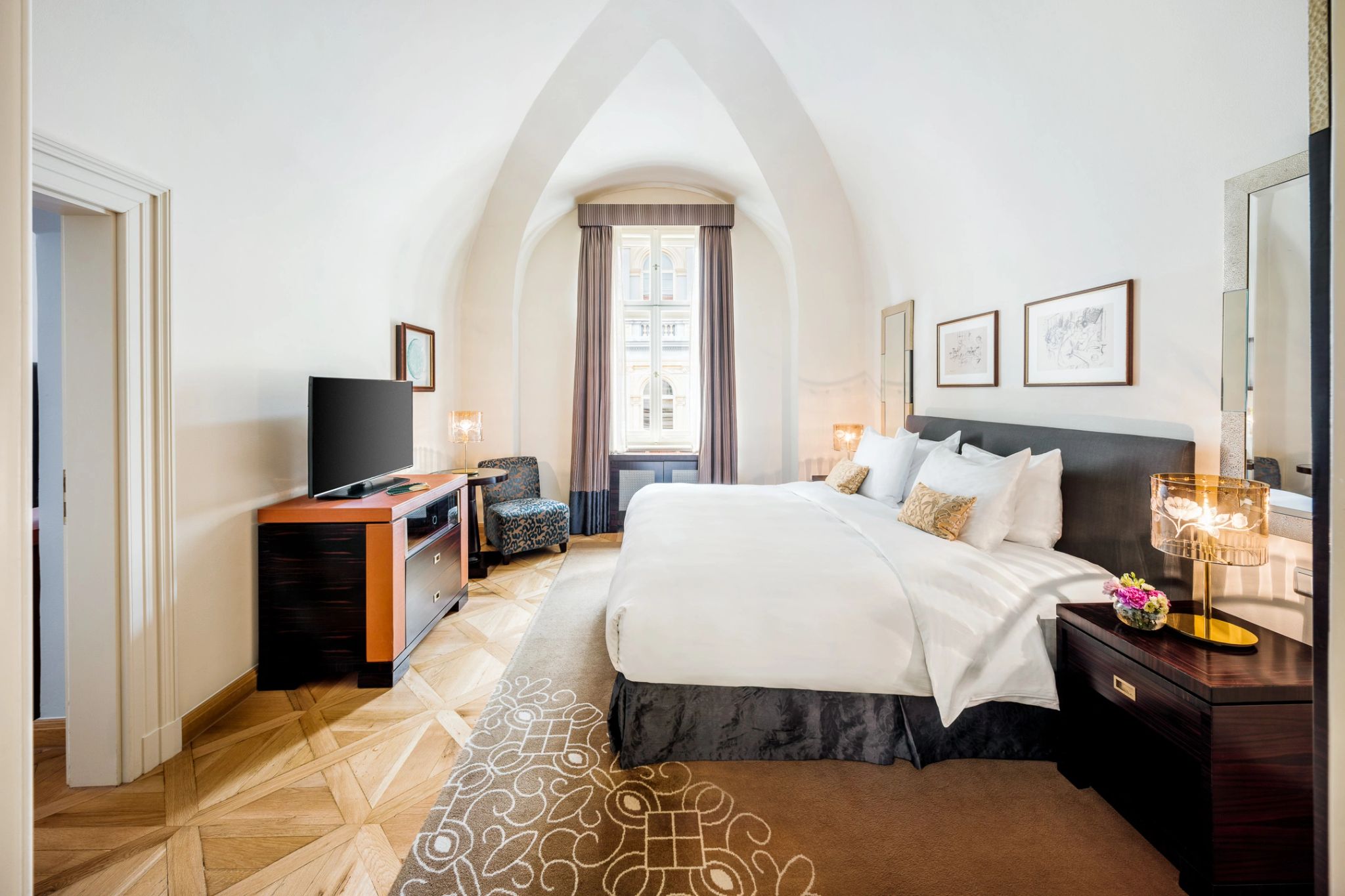 Moser Crystal Suite suite com vista – suite de luxo - decoraçao chique