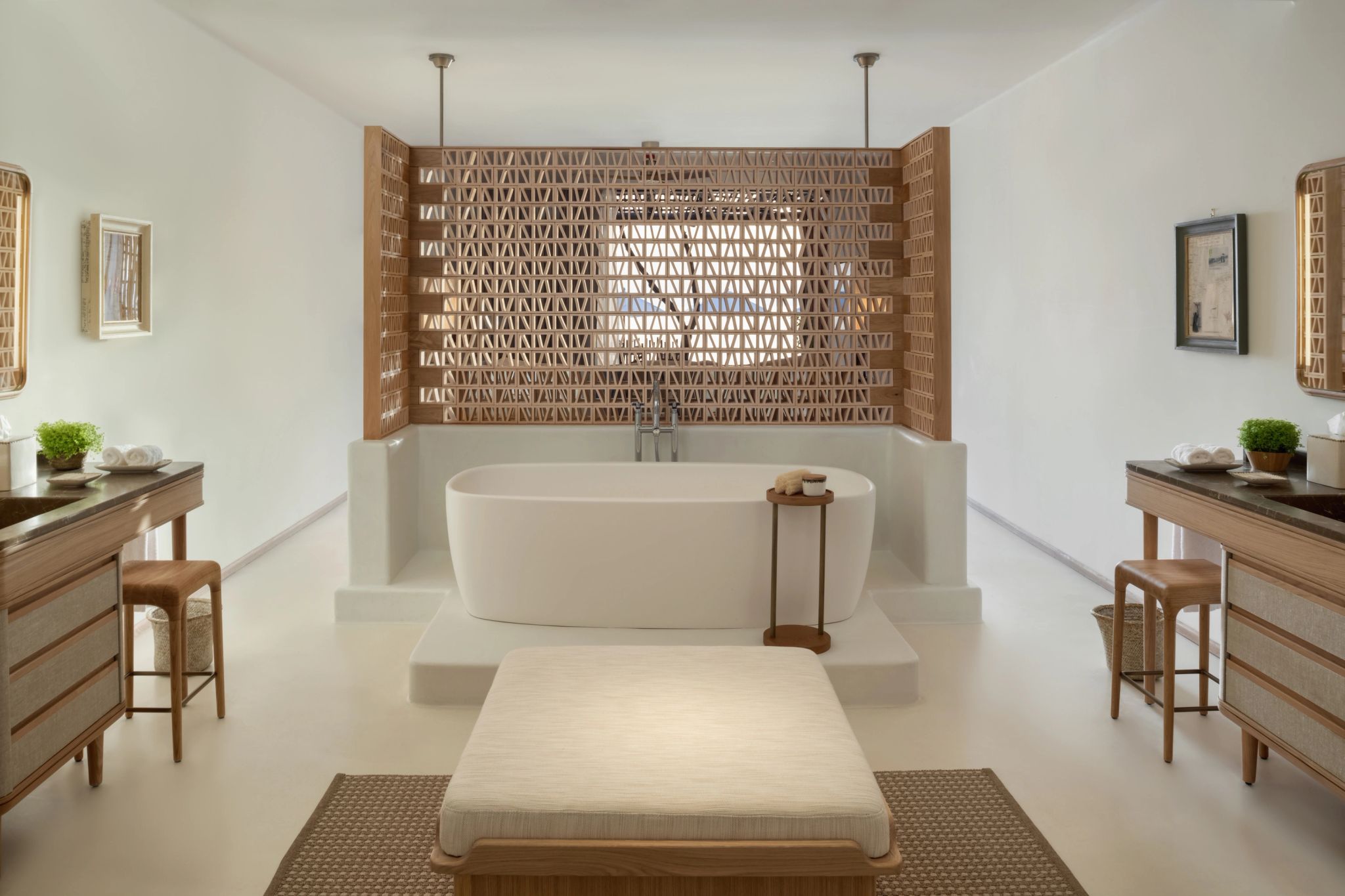 Sea View Junior Suite banheiro de luxo - banho premium - banheira de imersao